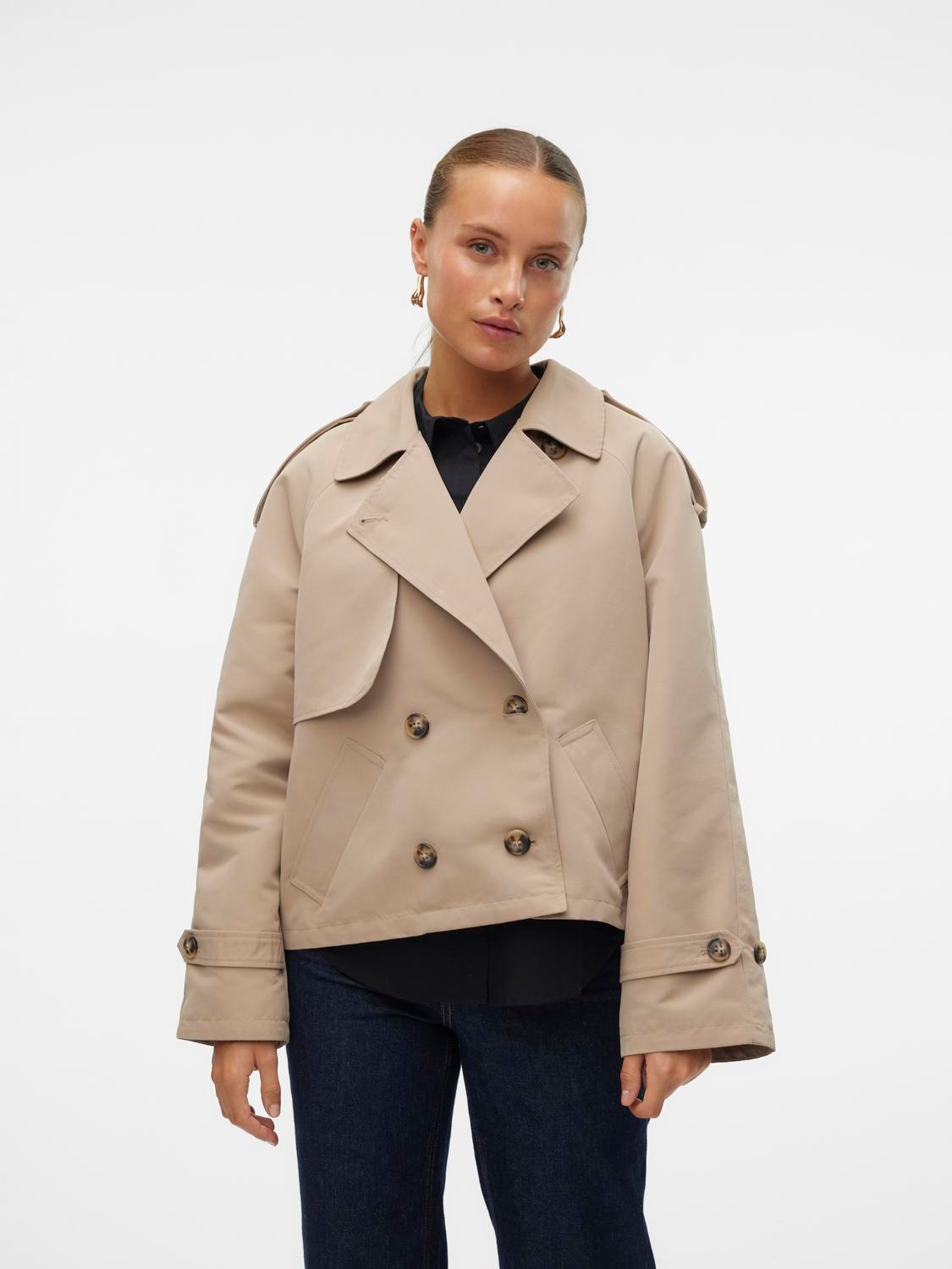 Kurzjacke »VMCHLOE SHORT TRENCHCOAT GA NOOS«, im Trenchcoat Style