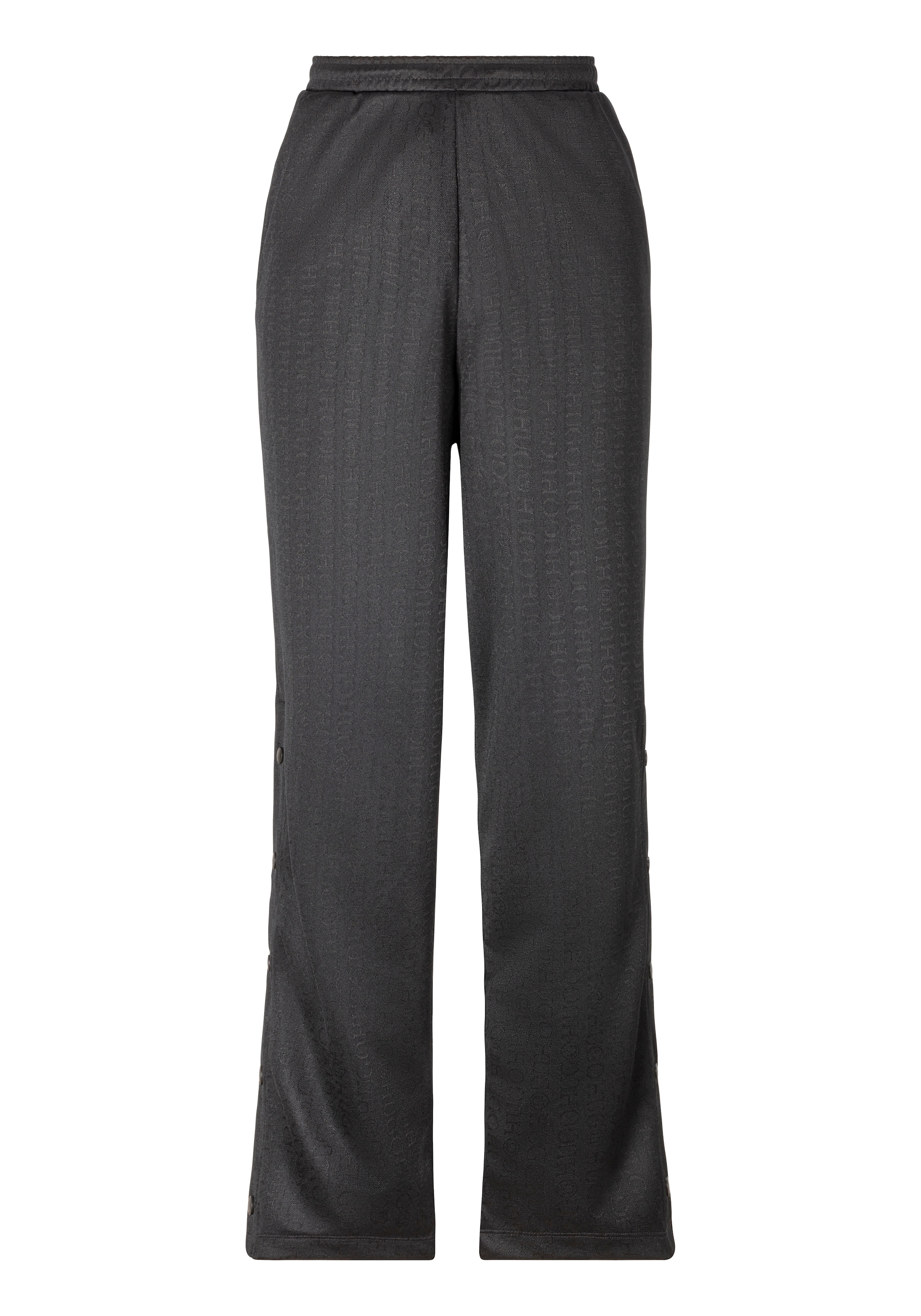 Image of HUGO Jogger Pants "Nicole B" mit tonalem Jaquard Monogramm