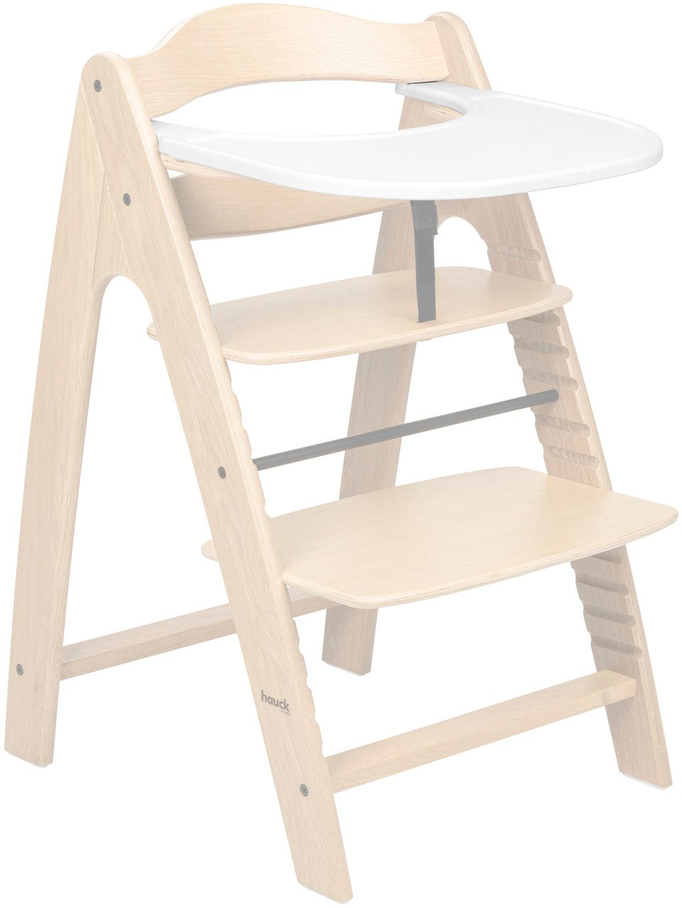 Hauck Plateau de chaise haute »Arketa Click Tray, White« aus recyceltem Material