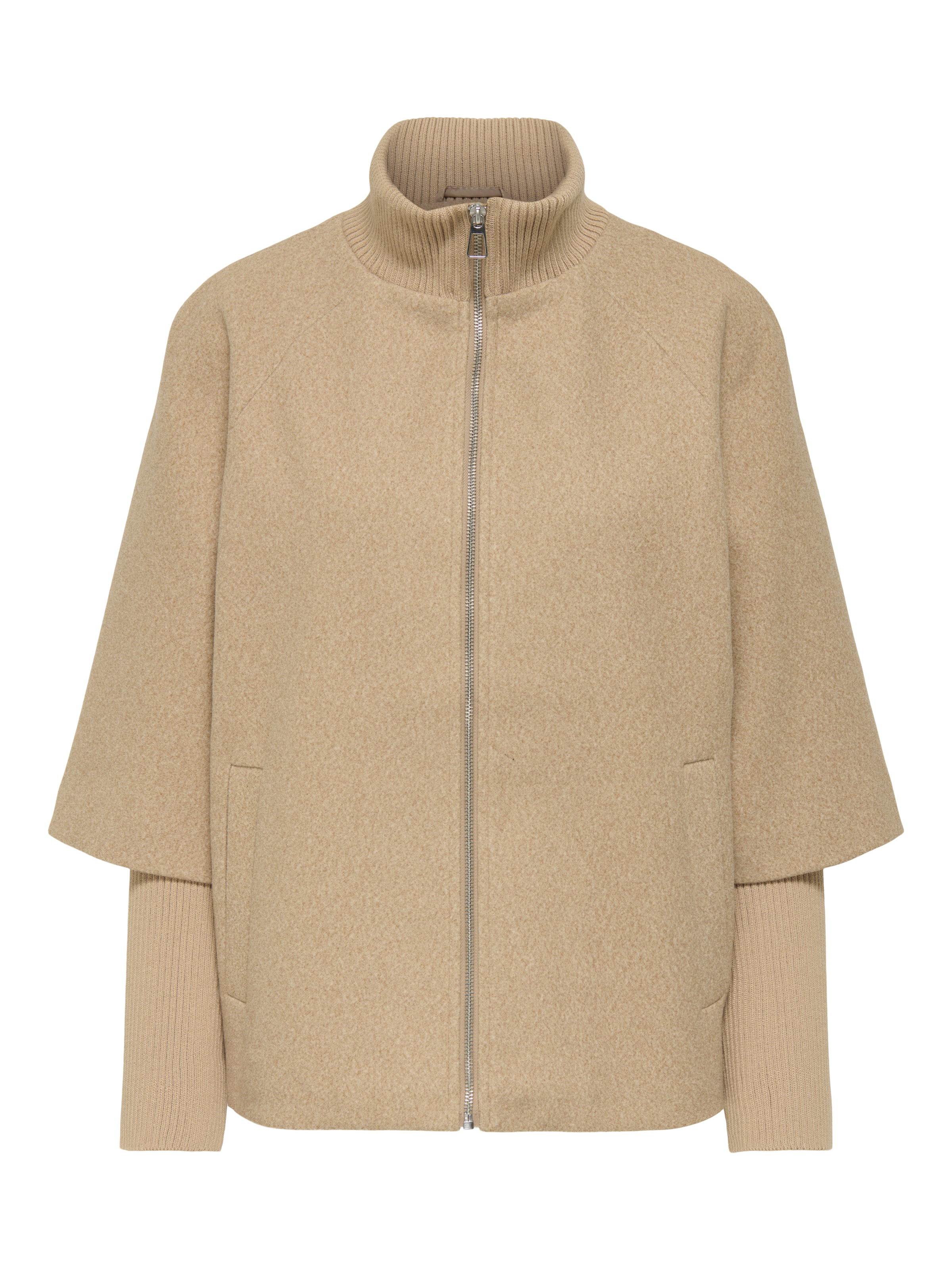 JDY Kurzjacke »JDYMEMORY RIB SHORT JACKET OTW NOOS« Kunstfaser