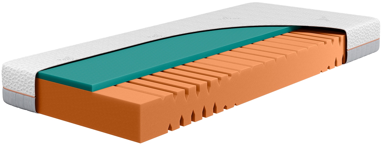 Image of Beka Gelschaummatratze "Gelschaum Matratze GELTEX Next Horizon 200" 20 cm hoch Raumgewicht: 43 kg/m³ 1 Stk. tlg. 100% GELTEX-Schaum, 20 cm hoch, RG43, verfügbar in H2 & H3, 90x200 cm