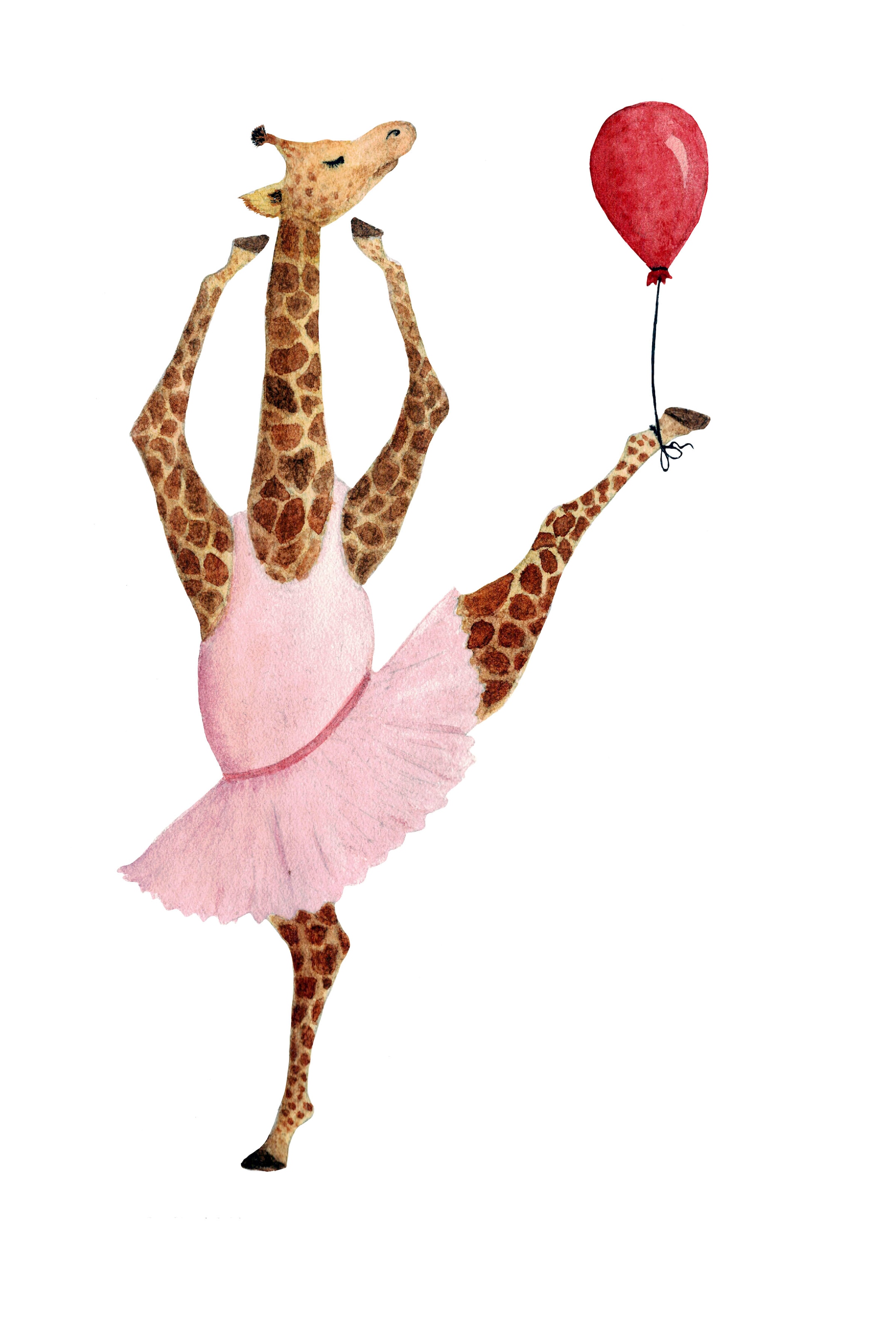 Image of queence Leinwandbild »Ballerina Giraffe« bei Ackermann Versand Schweiz