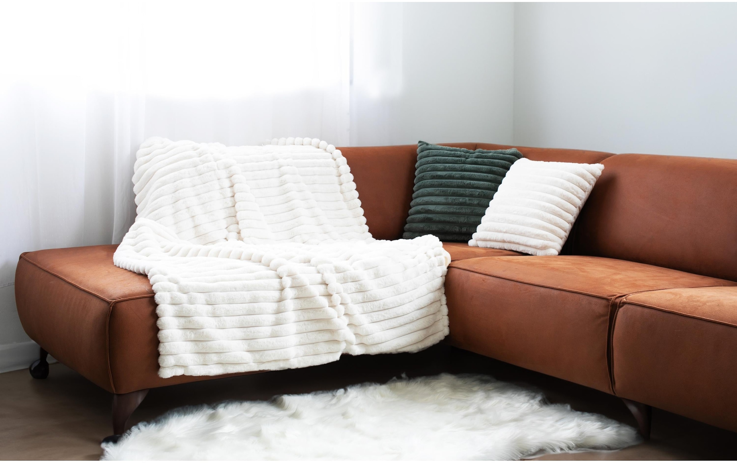   Wohndecke »Tiseco Rabbit Stripe 130 x 170 cm«