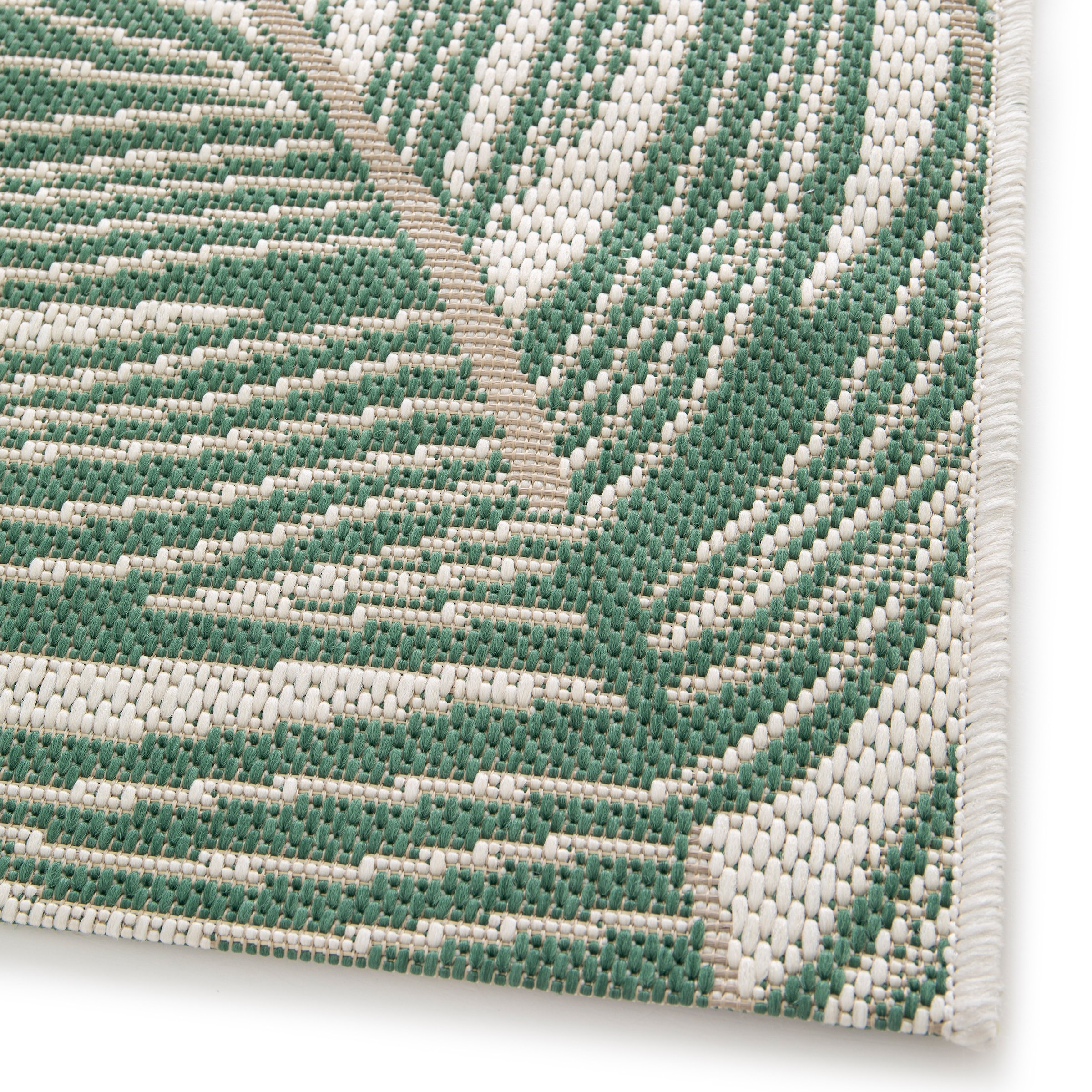 Primaflor-Ideen in Textil Teppich »Outdoorteppich PARADISE - Leaves« rechteckig 4 mm Höhe Flachgewebe, Palmblätter, In- und Outdoor geeignet, wasserfest