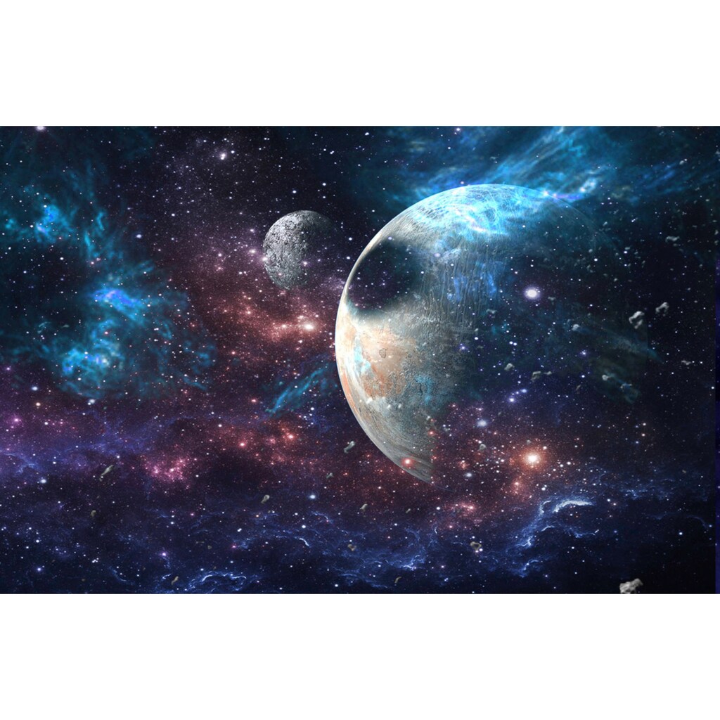 Papermoon Fototapete »WELTALL SPACE ERDE PLANET«