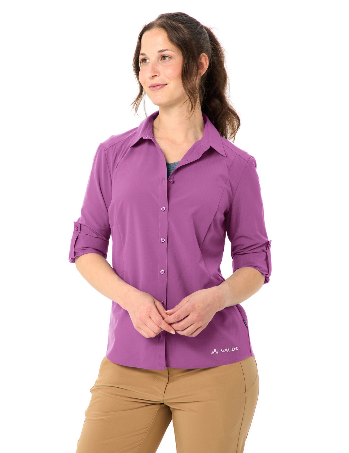 Image of VAUDE Langarmshirt "WOMENS ROSEMOOR LS SHIRT IV" Langarm, für Trekking und Wandern, leicht und atmungsaktiv