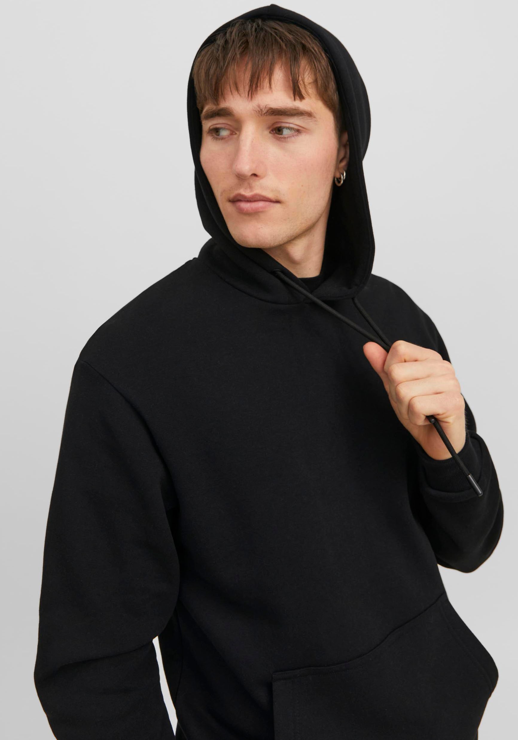 Jack & Jones Kapuzensweatshirt »JJEBRADLEY SWEAT HOOD NOOS«, mit Känguru Tasche