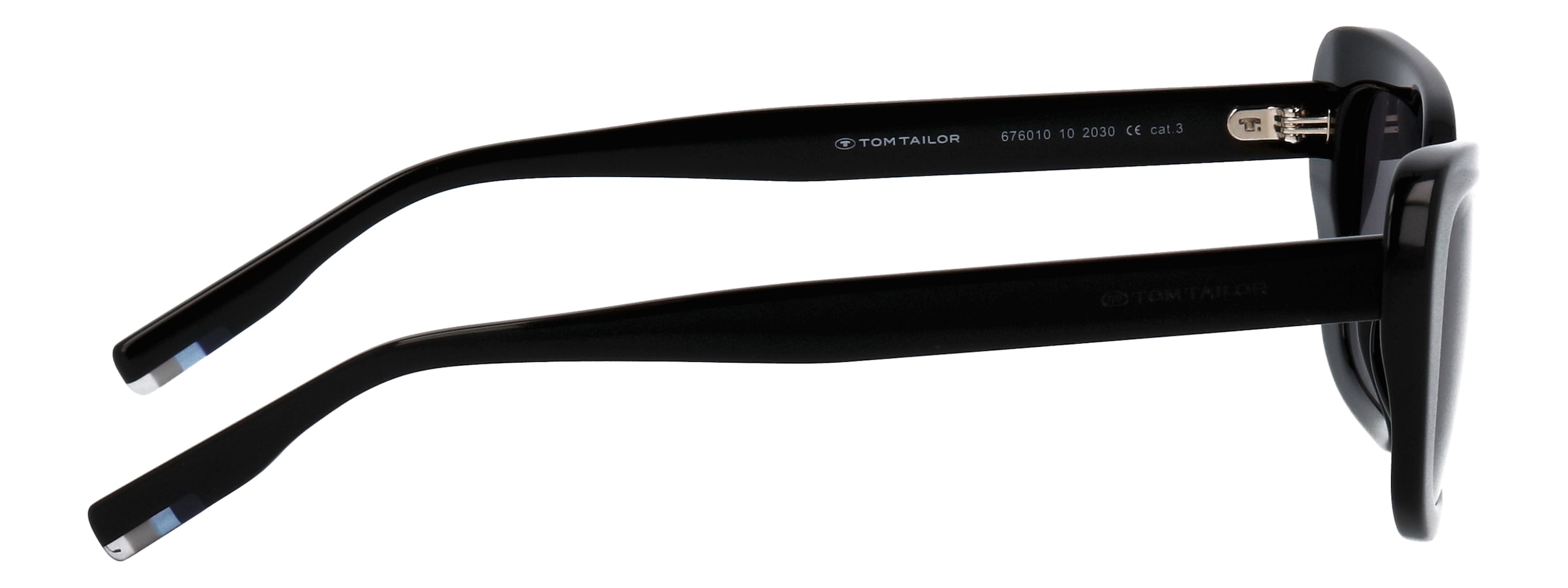 TOM TAILOR Sonnenbrille »Modell 676010« Form CatEye, Logoschriftzug auf Bügel, Kunststofffassung