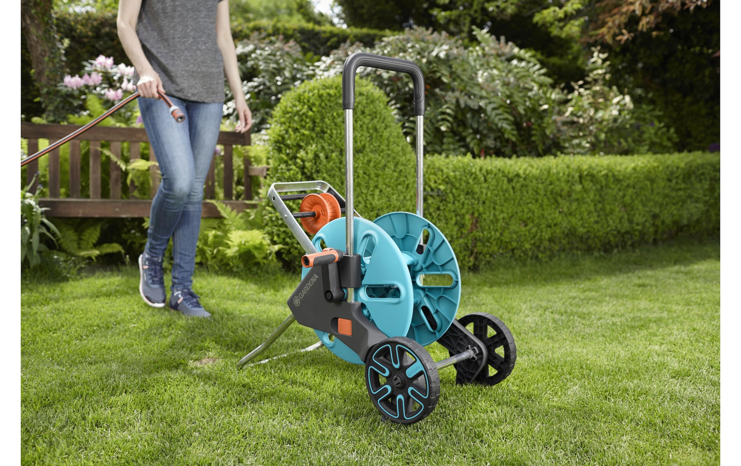 GARDENA Support de tuyau »AquaRoll M Ea«