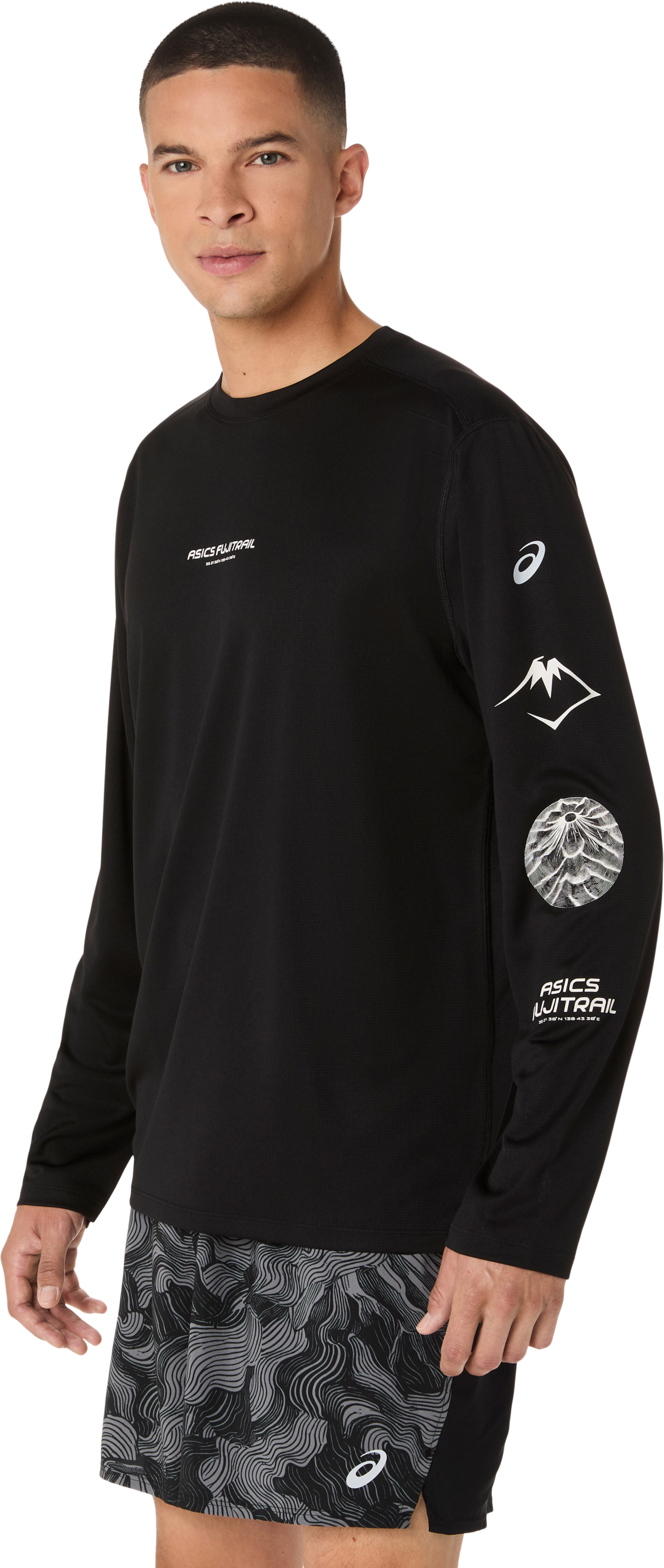 Asics T-shirt de course »FUJITRAIL LOGO LS TOP«