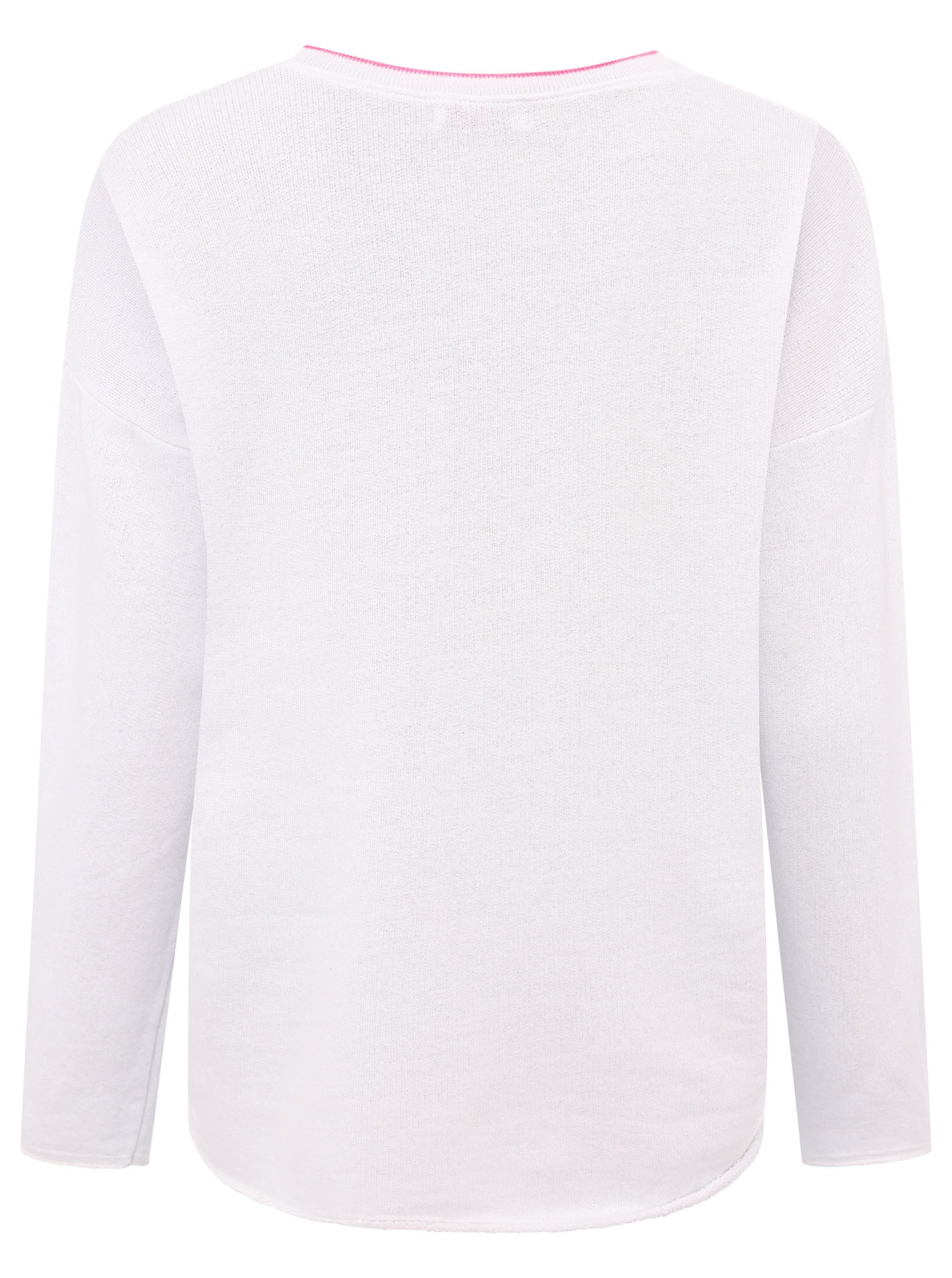 Zwillingsherz Sweatshirt »Positive Mind«, mit Kontrastnaht in Neonfarbe
