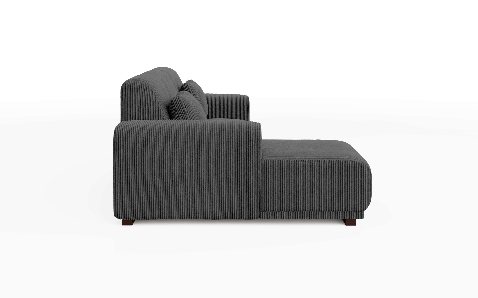 Home affaire Ecksofa »BORNHOLM L-Form mit Recamiere, Masse B/T/H: 234/162/85 cm«, Recamiere links oder rechts bestellbar, Wellenfederung, inkl. 2 Kissen
