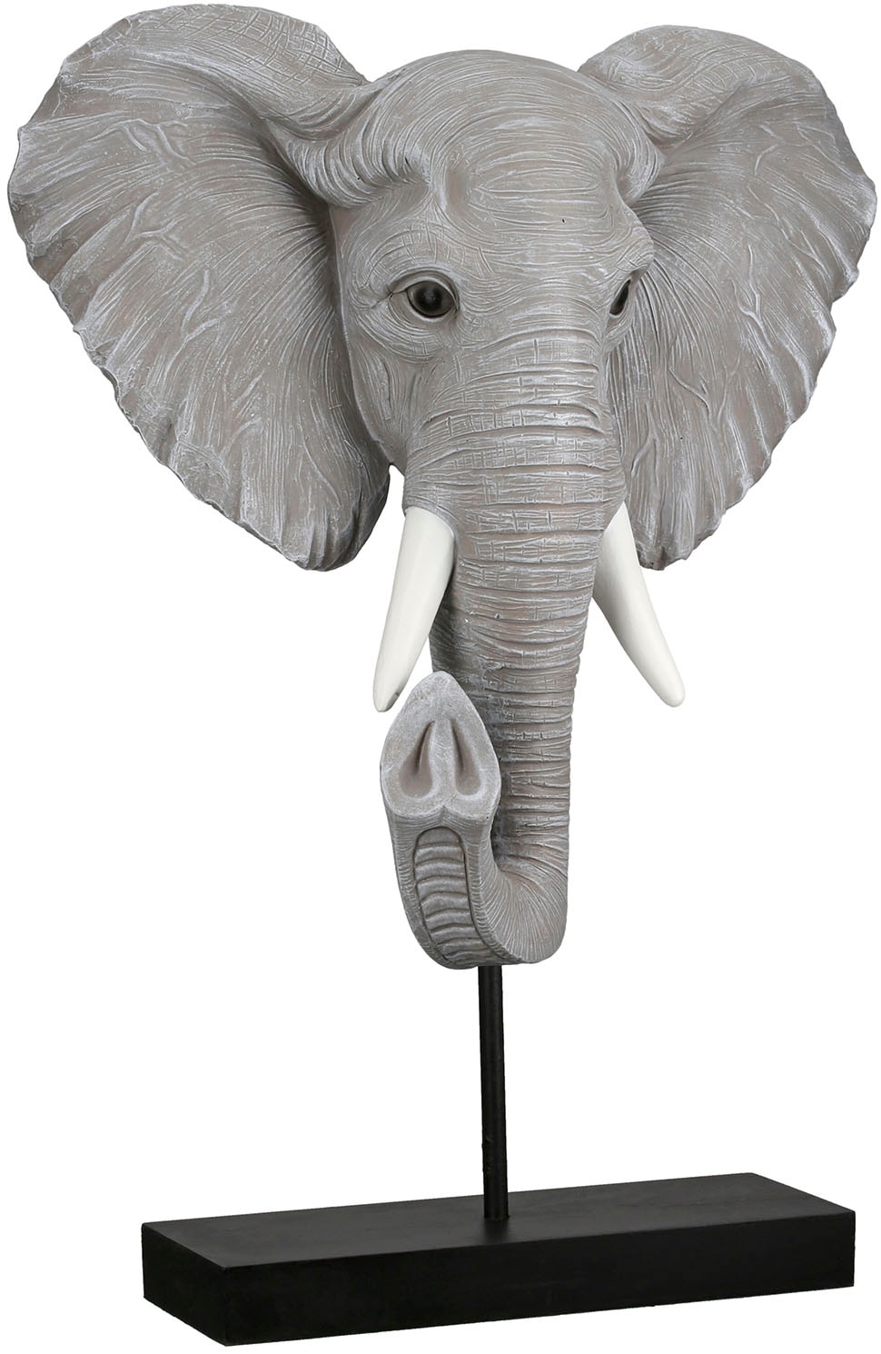 Image of GILDE Tierfigur "Skulptur Elefant Ringo grau H. 42 cm"