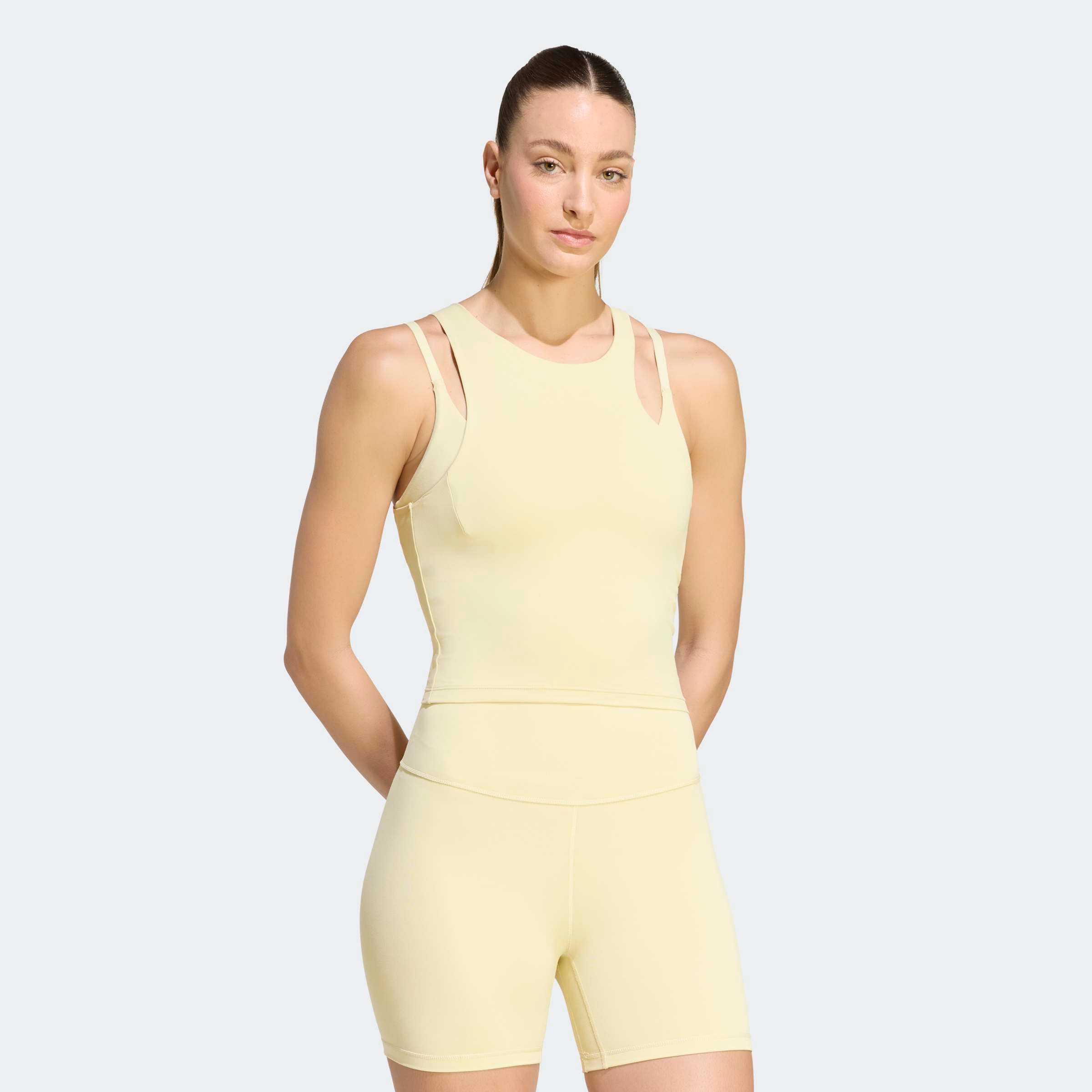adidas Performance Tanktop »ALL ME« vom Ballett inspiriert, ohne Verschluss, aus weichem Strickmaterial