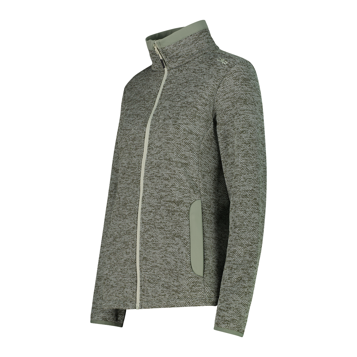 CMP Strickfleecejacke sportlicher Stil, Übergangsjacke für Erwachsene