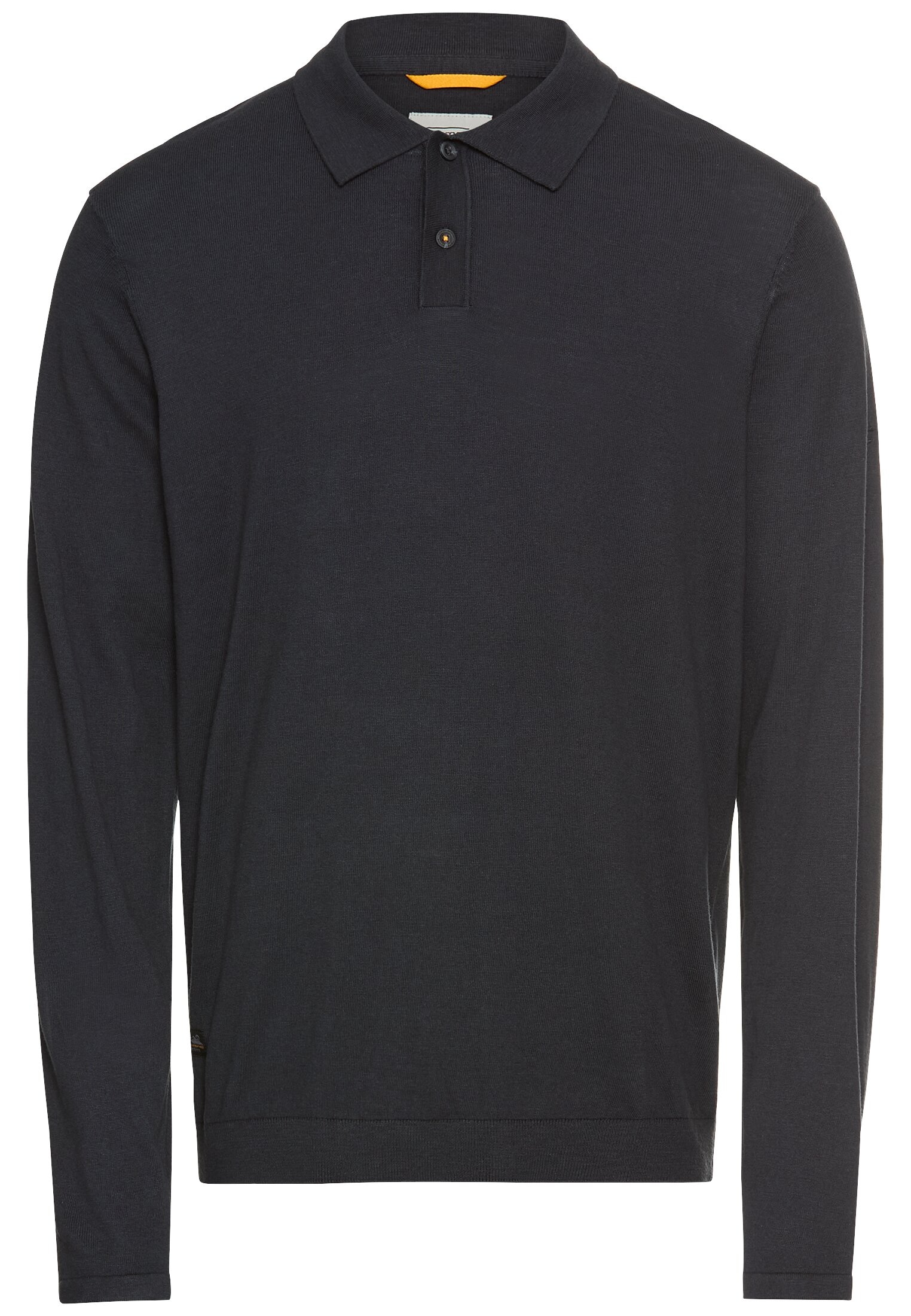 Image of camel active Langarm-Poloshirt mit Rippbündchen