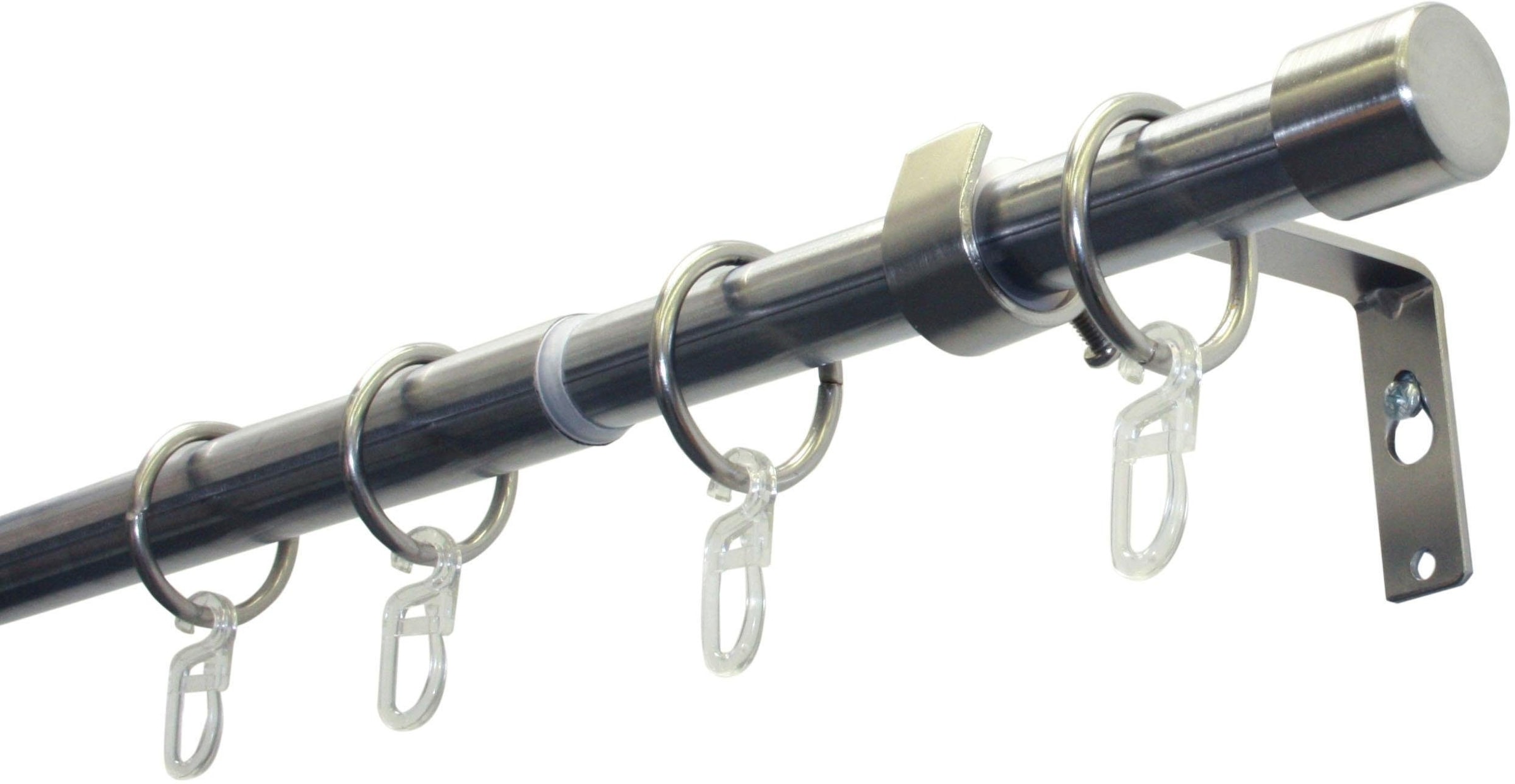 Image of GARDINIA Gardinenstange "Set Metall" Ø 19 mm 1 läufig-läufig ausziehbar 1-Lauf