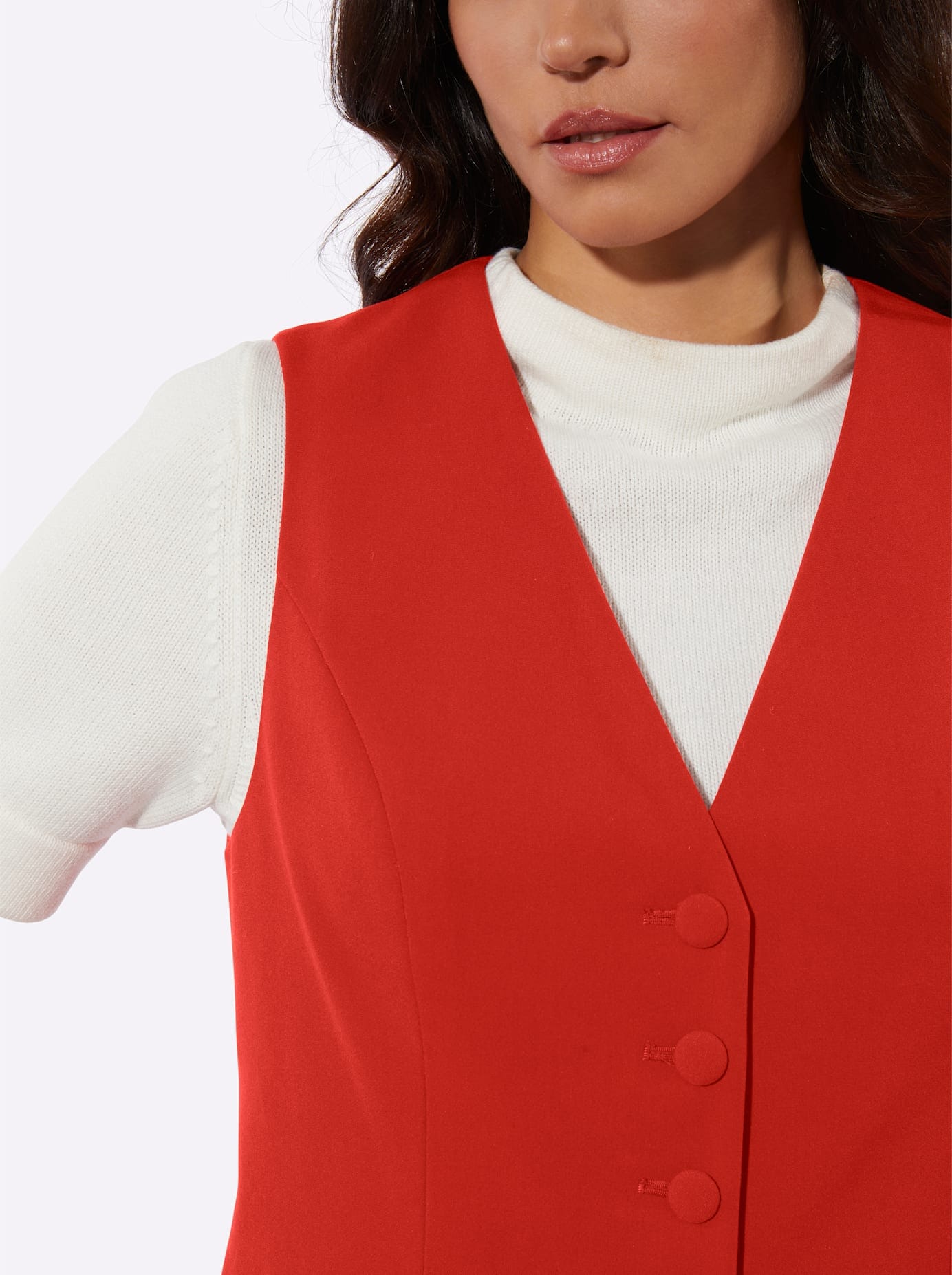 creation L Gilet court