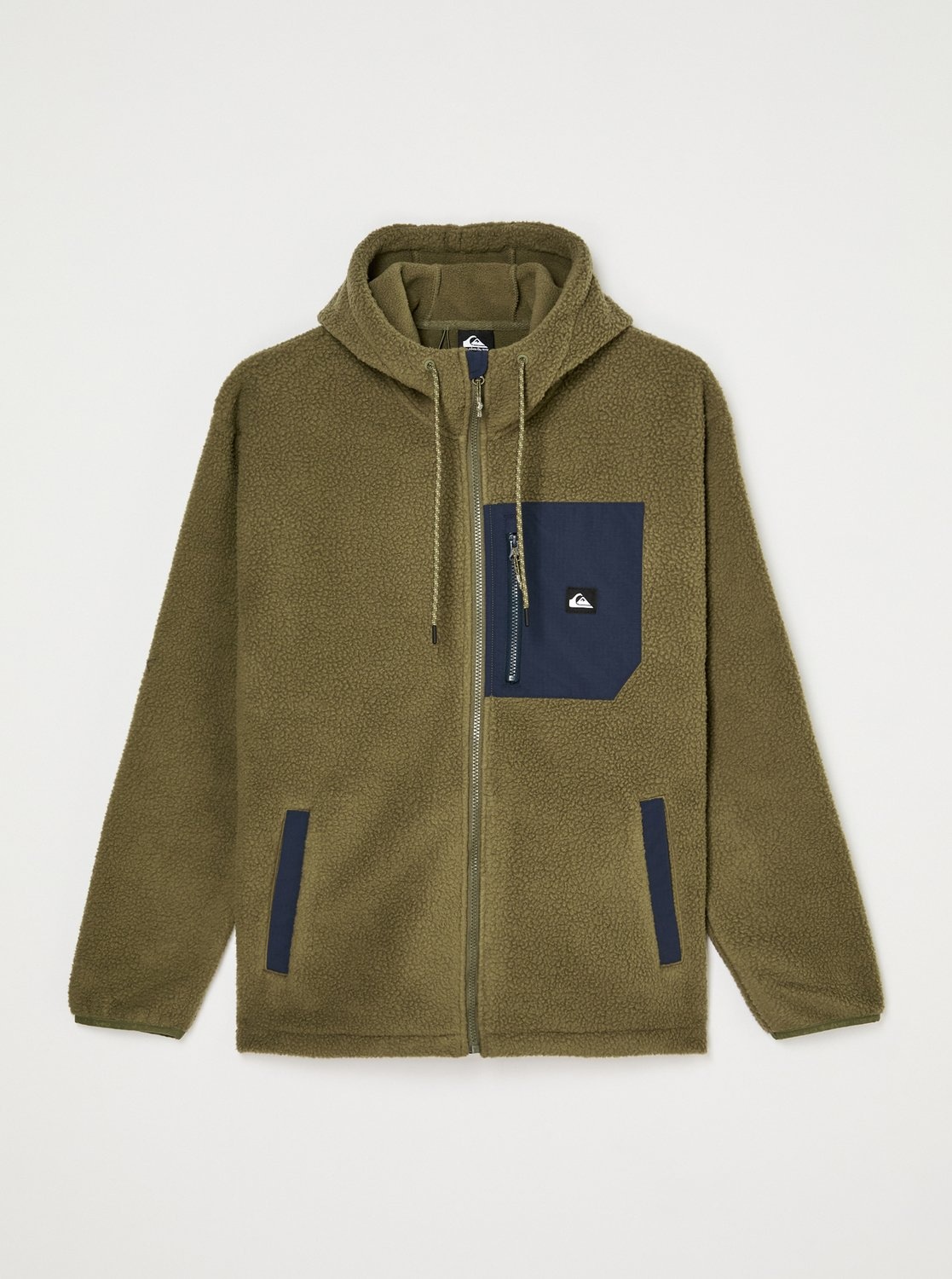 Quiksilver Veste à capuche en polaire »CLEAN COAST FZ HOOD« avec capuche, en polyester, aussi en grandes tailles