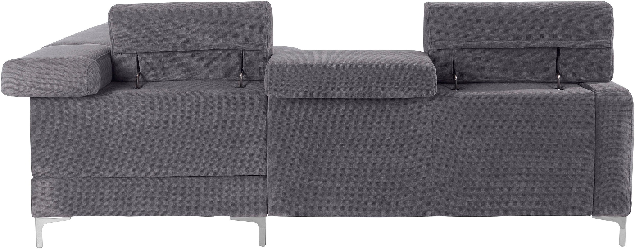 COTTA Ecksofa »Sammy L-Form«, mit Kopfteilverstellung, wahlweise mit Bettfunktion & Bettkasten