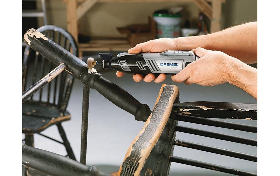 DREMEL Elektro-Multifunktionswerkzeug »8220-5/65 Platin Edition«, (Set), Bohren; Drehzahlvorwahl; Fräsen; LED-Arbeitsleuchte; Sägen; Schleifen