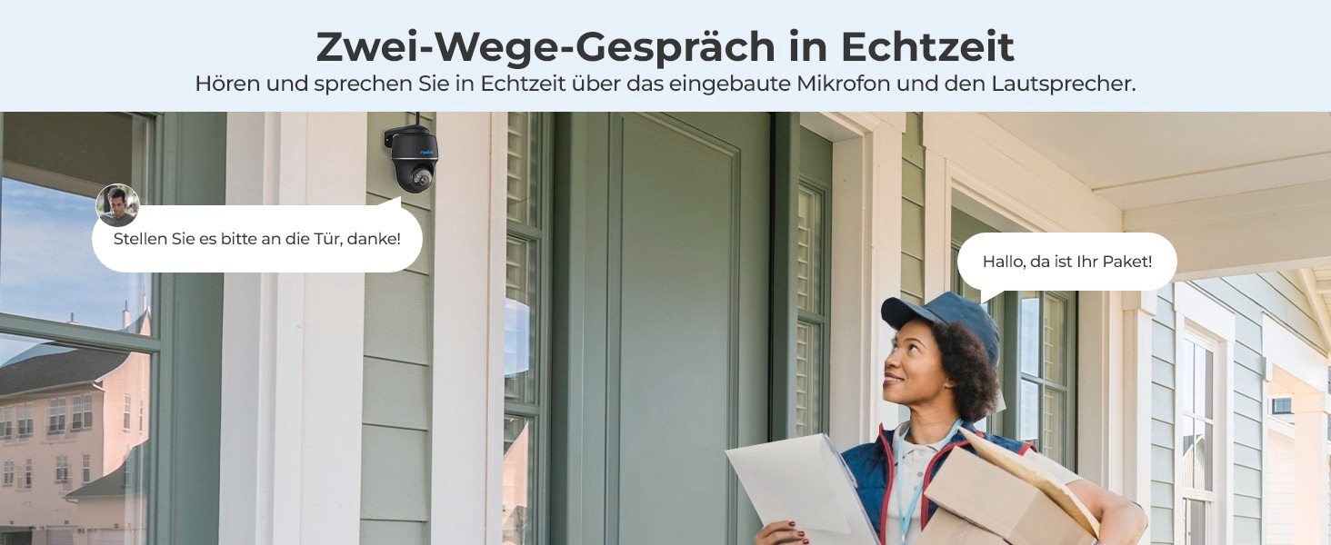 Reolink Überwachungskamera »Argus Series B430-B Battery-WiFi«, Aussenbereich