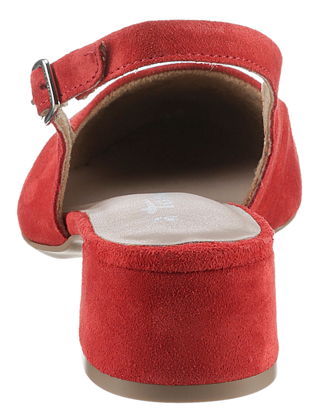 Tamaris Pompes à sling  , Blockabsatz, Abendschuh, Sommerschuh mit verstellbarem Riemchen