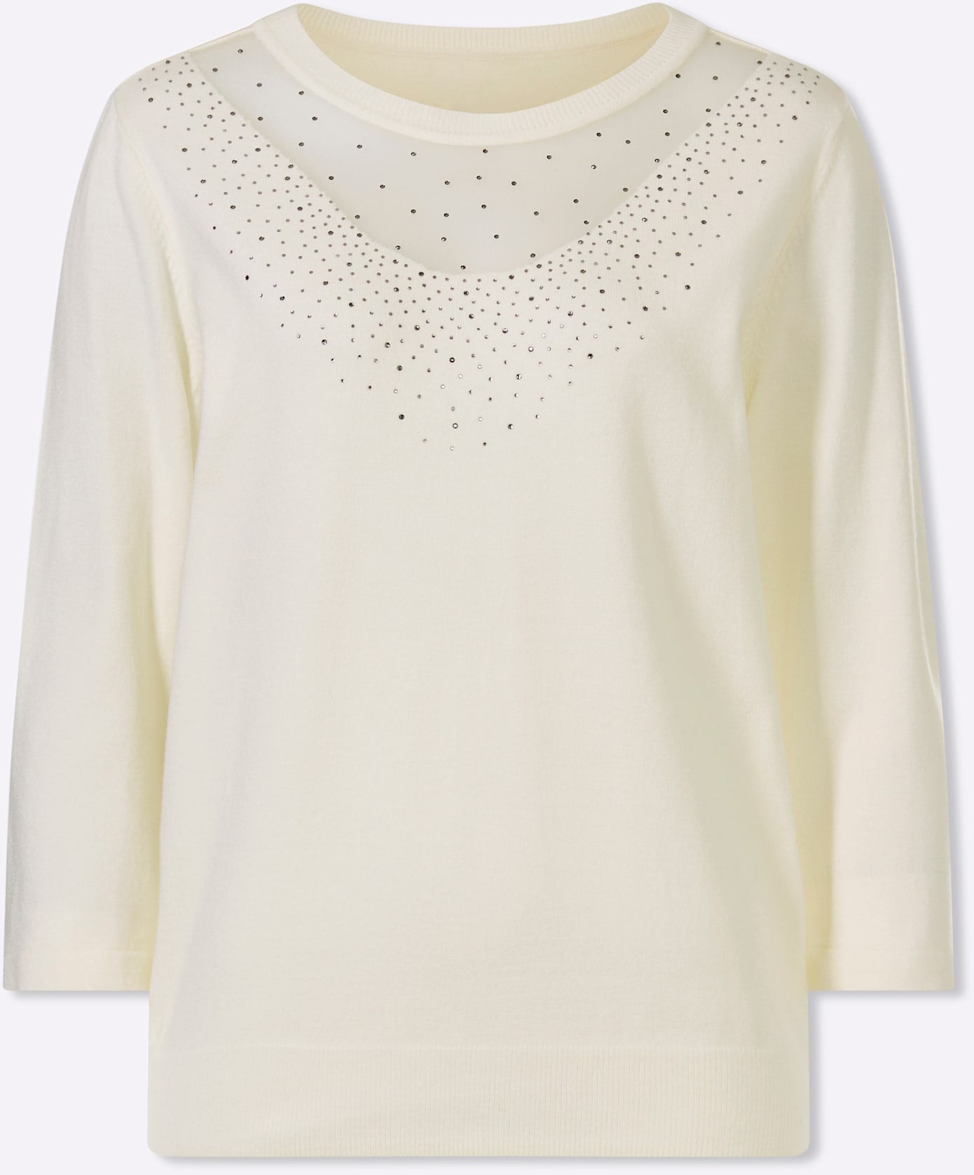 Lady Pull à manches 3/4 »Feinstrickpullover«