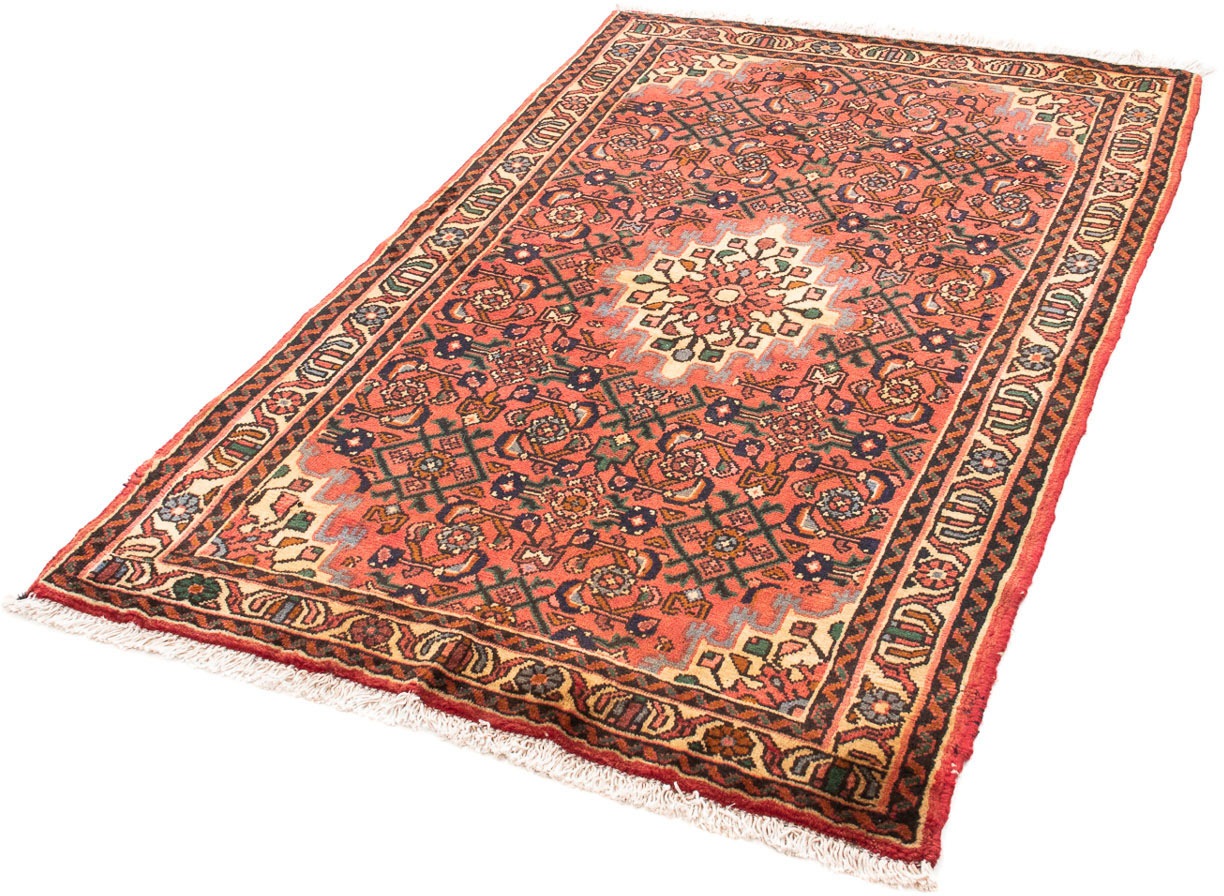 Image of morgenland Orientteppich »Perser - Nomadic - 160 x 100 cm - dunkelrot«, rechteckig, 10 mm Höhe, Wohnzimmer, Handgeknüpft, Einzelstück mit Zertifikat bei Ackermann Versand Schweiz