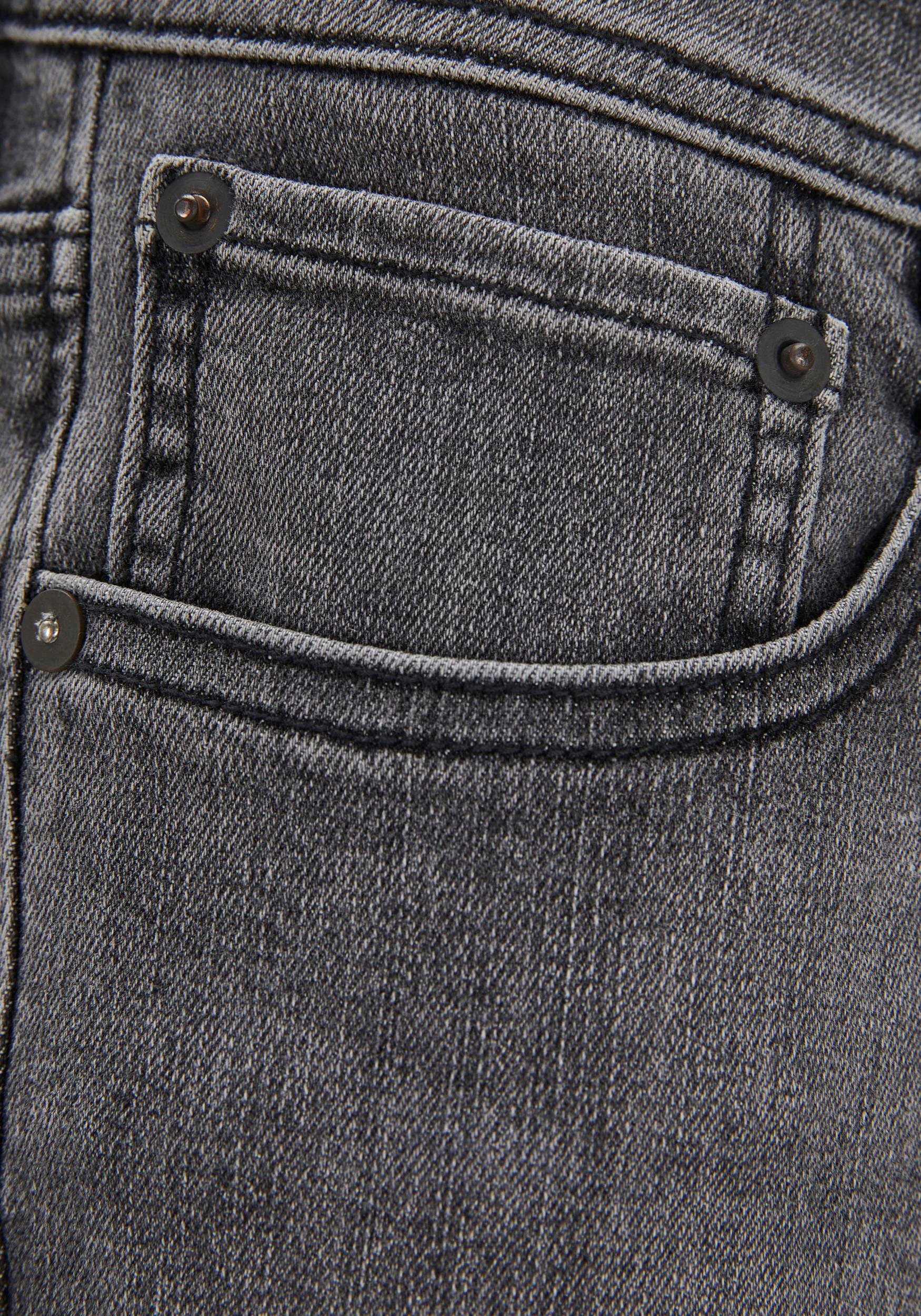 Jack & Jones Slim-fit-Jeans »JJIGLENN mit Used-Look und Stretchkomfort« Abriebeffekte, modisch, slim fit, Baumwollmischung