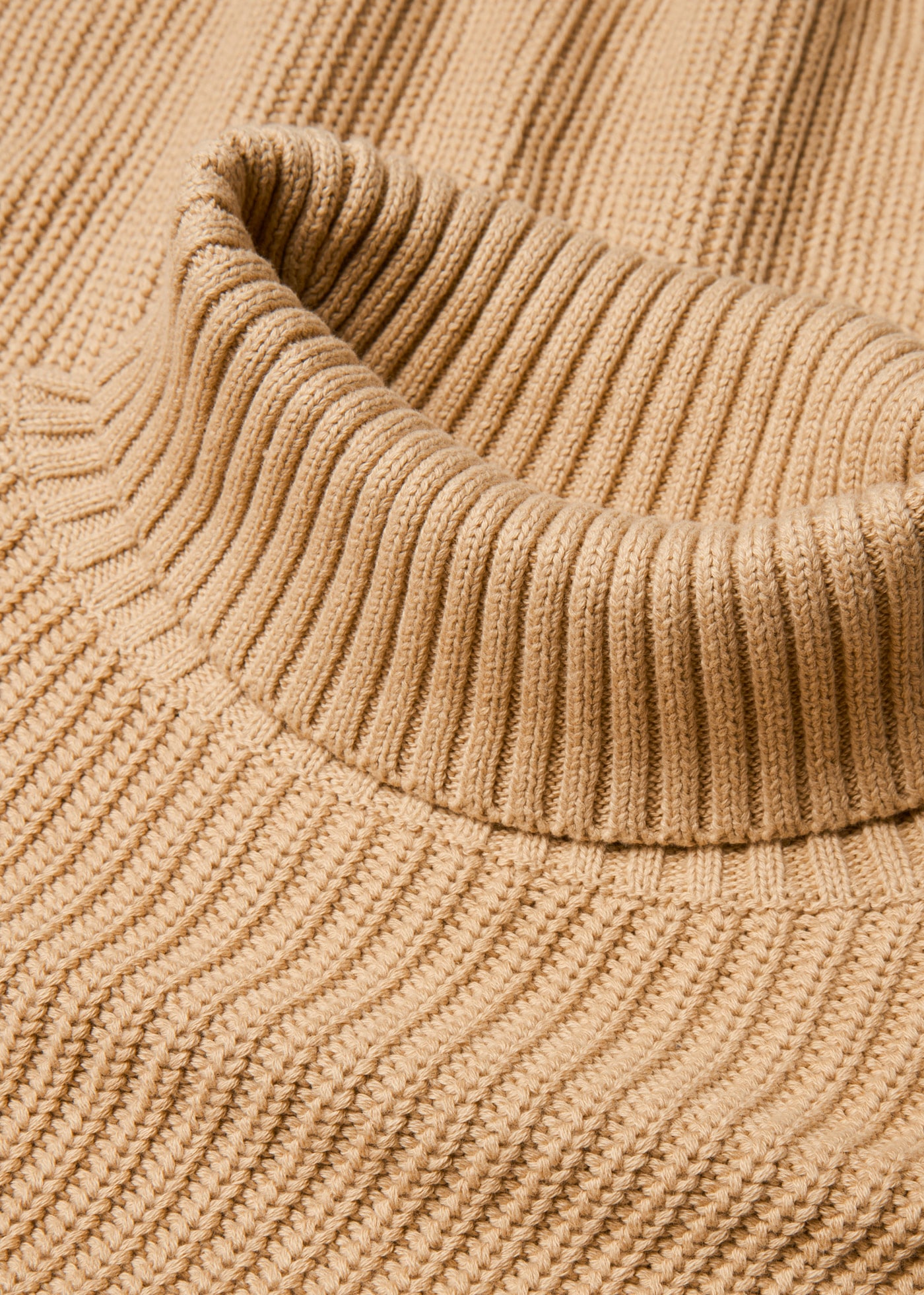 bonprix Pull à col roulé »Rollkragenpullover aus reiner Baumwolle« Rollkragenpullover aus reiner Baumwolle