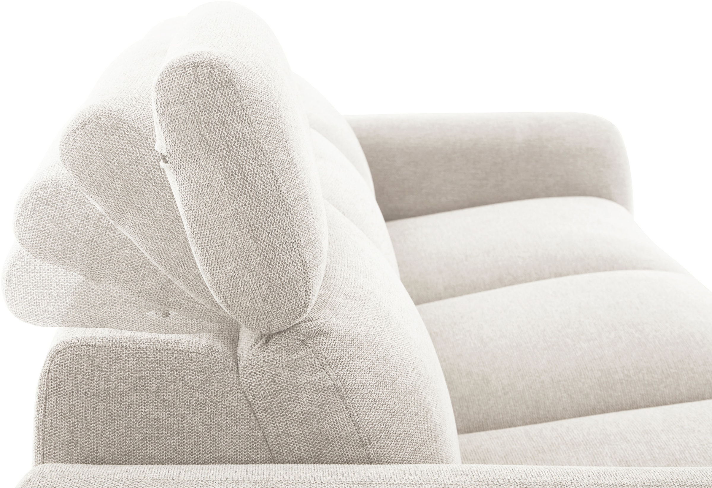 GOODproduct Ecksofa »SKAANE Struktur, L-Form, 274 cm, manuelle/elektrische Relaxfunktion,« 274 cm, mit Kopfteilverstellung und man. oder elektr. Relaxfunktion