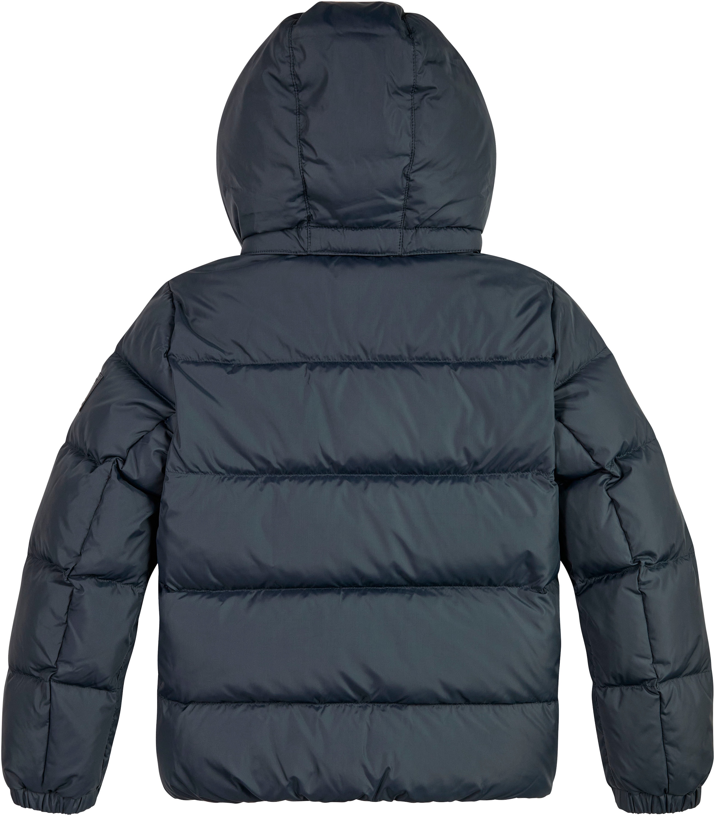 Tommy Hilfiger Steppjacke »ESSENTIAL JACKET«, mit Kapuze, mit Logo-Patch