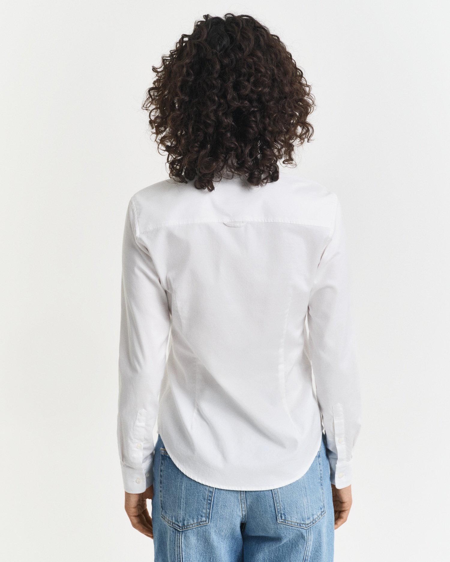Gant Blouse à manches longues »New Slim Stretch Oxford Blouse« für bequemen Sitz u. Bewegungsfreiheit, New Slim Stretch, bügelfrei