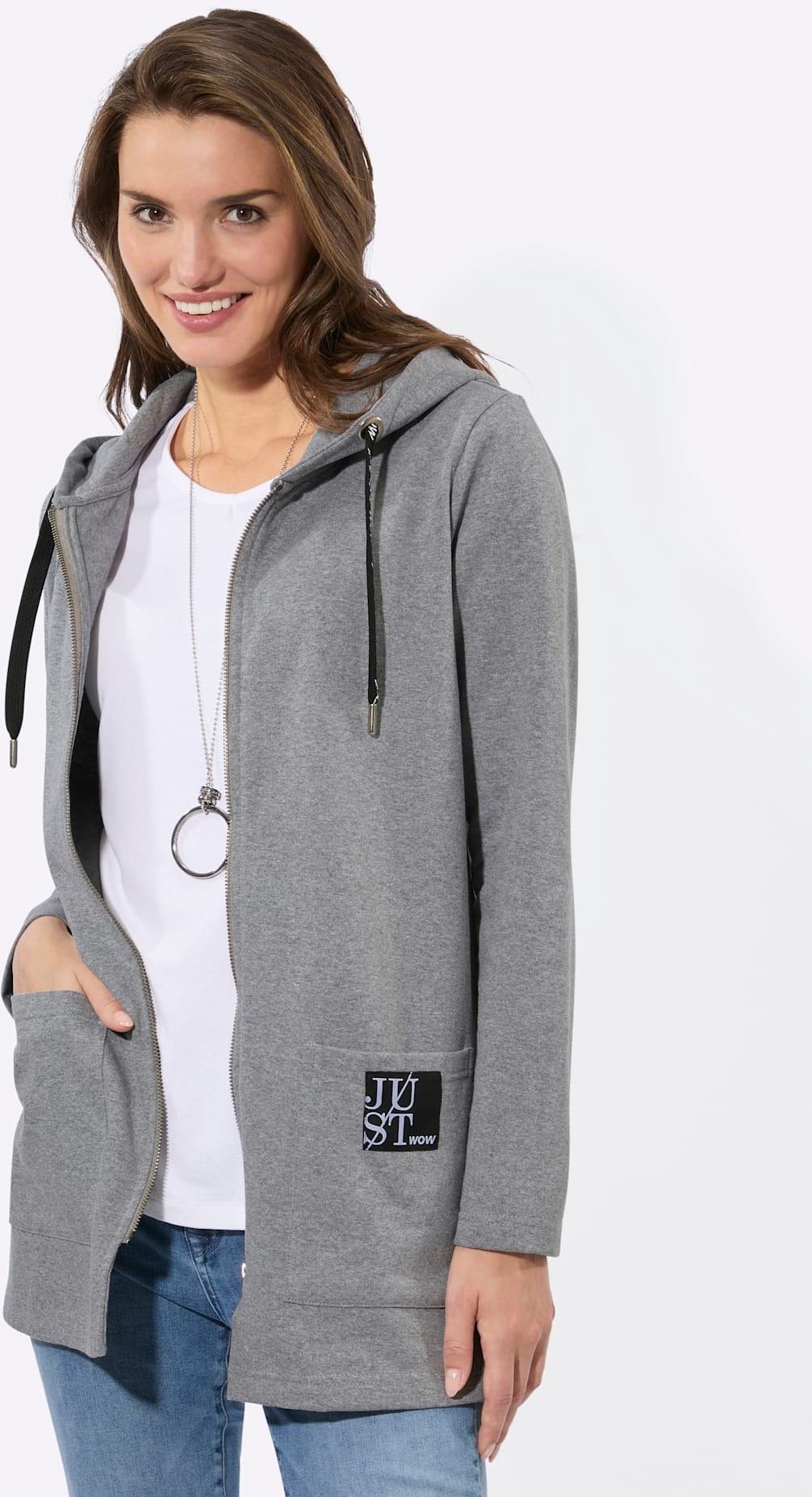 Inspirationen Veste chemise »Sweatjacke« 1