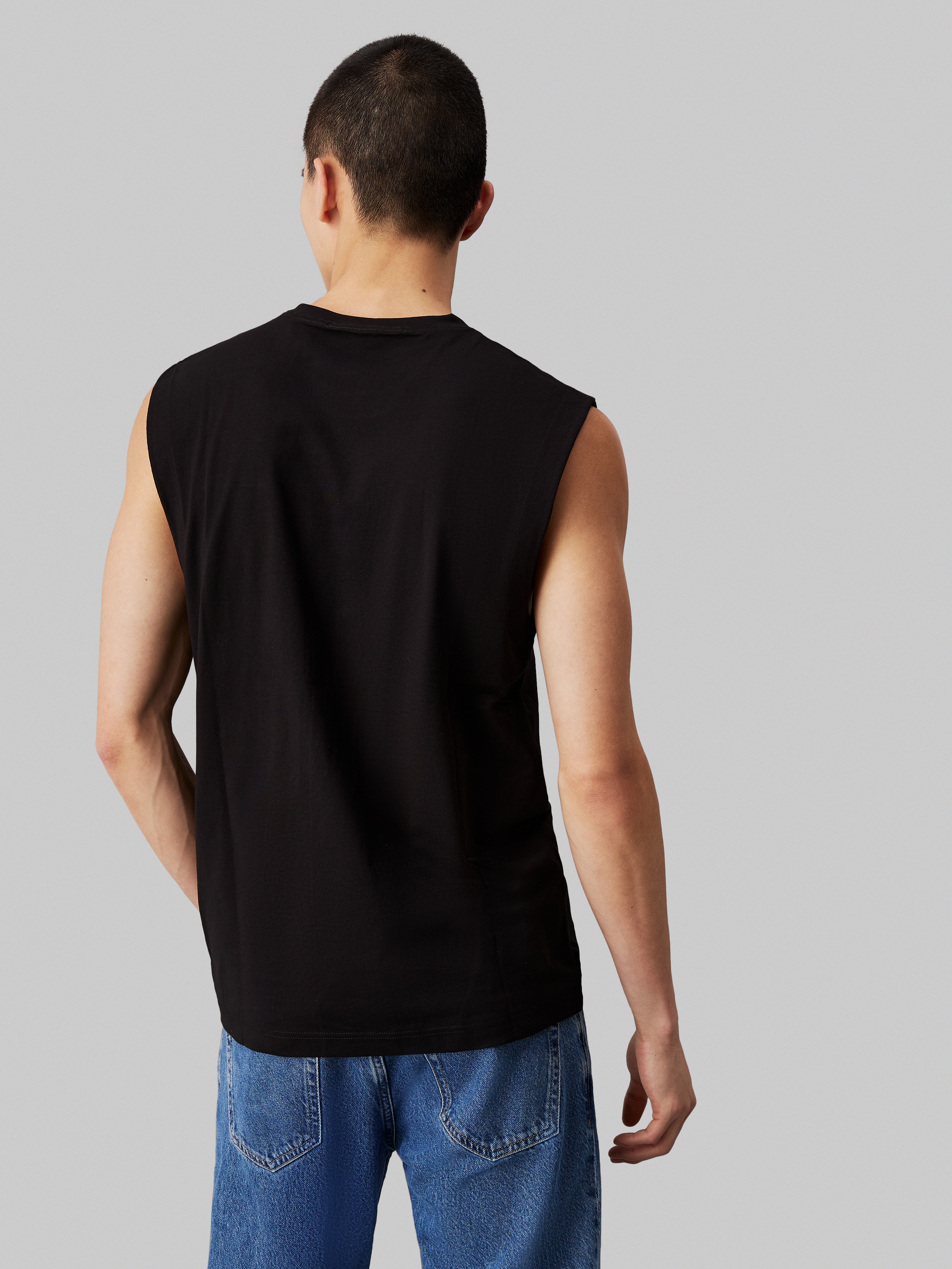 Calvin Klein Jeans T-Shirt »MONOLOGO SLEEVELESS TEE«, mit Markenlabel