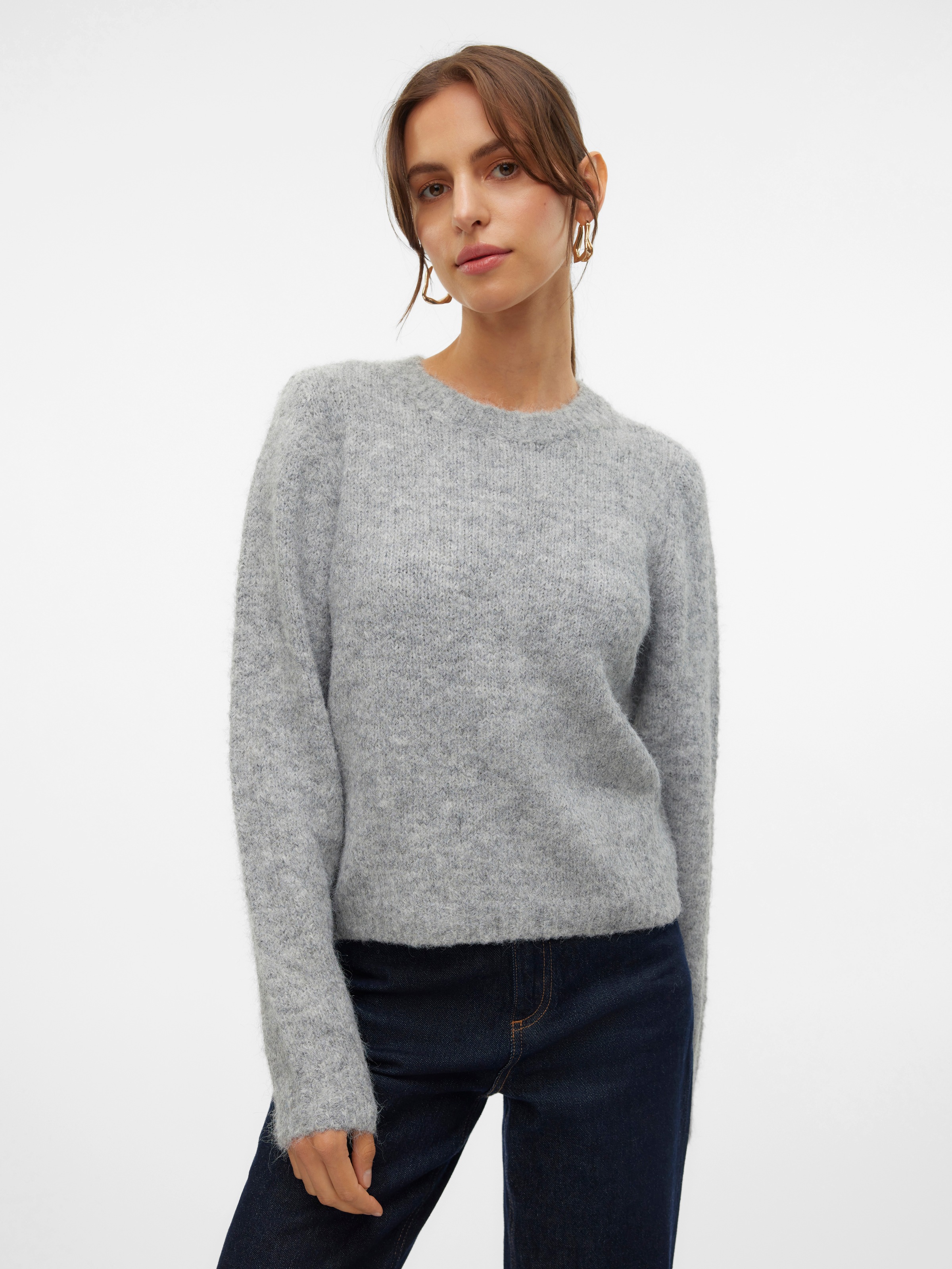 Vero Moda Strickpullover »VMNOVAH LS O-NECK PULLOVER GA NOOS«