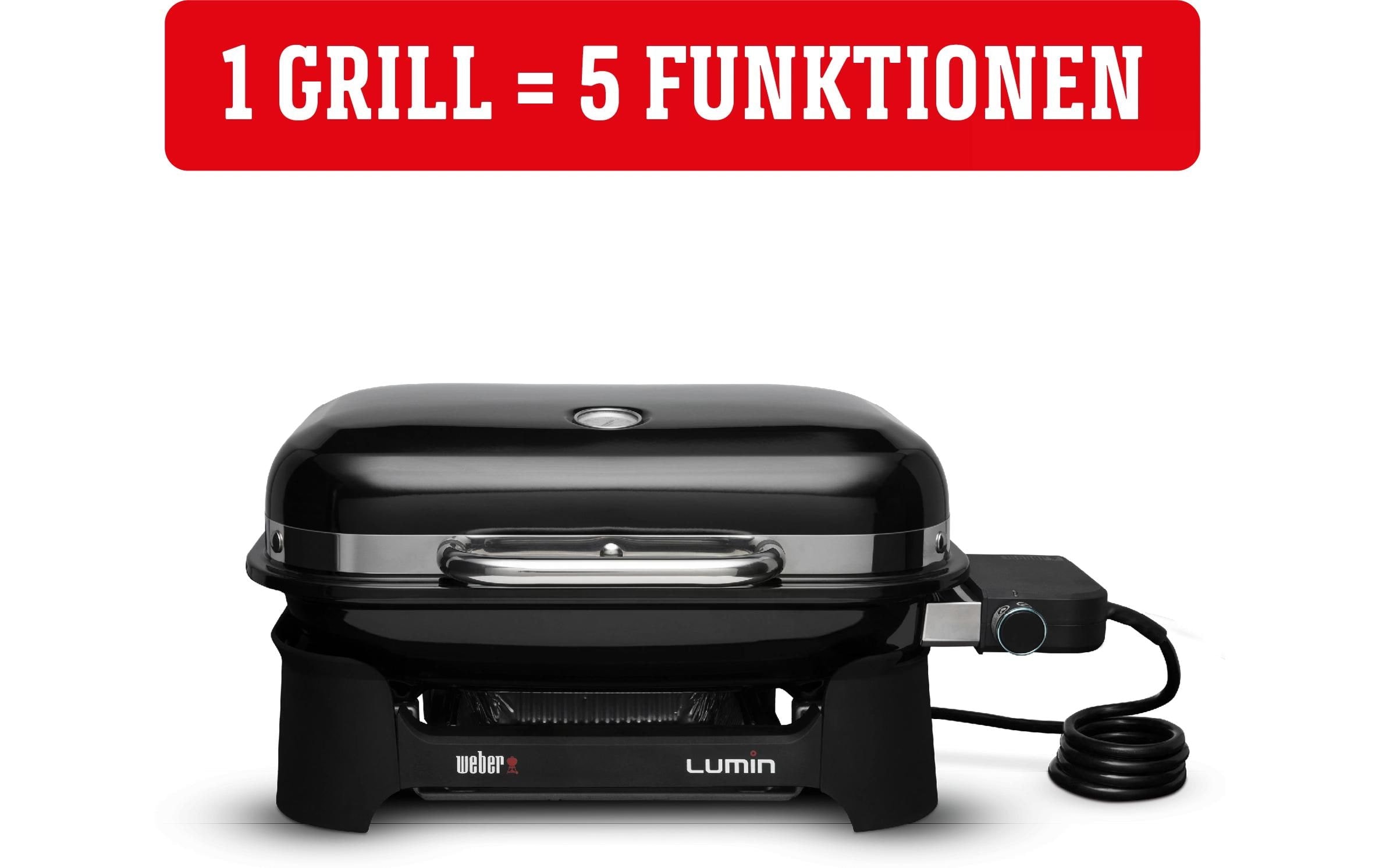 Weber Elektro-Standgrill »Lumin Compact, Schwarz«, 2200 W