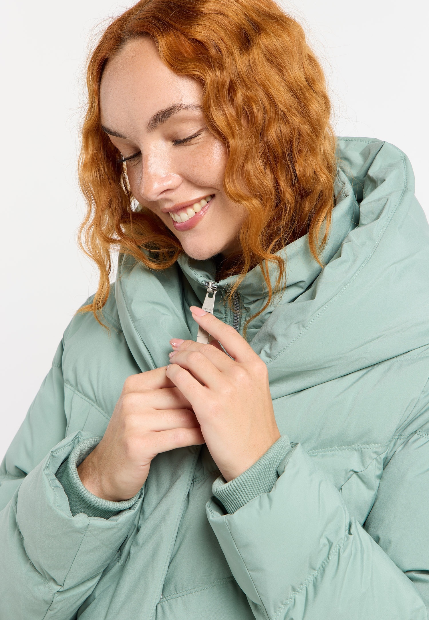 Ragwear Steppmantel »NATALKA« verdeckter Reissverschluss