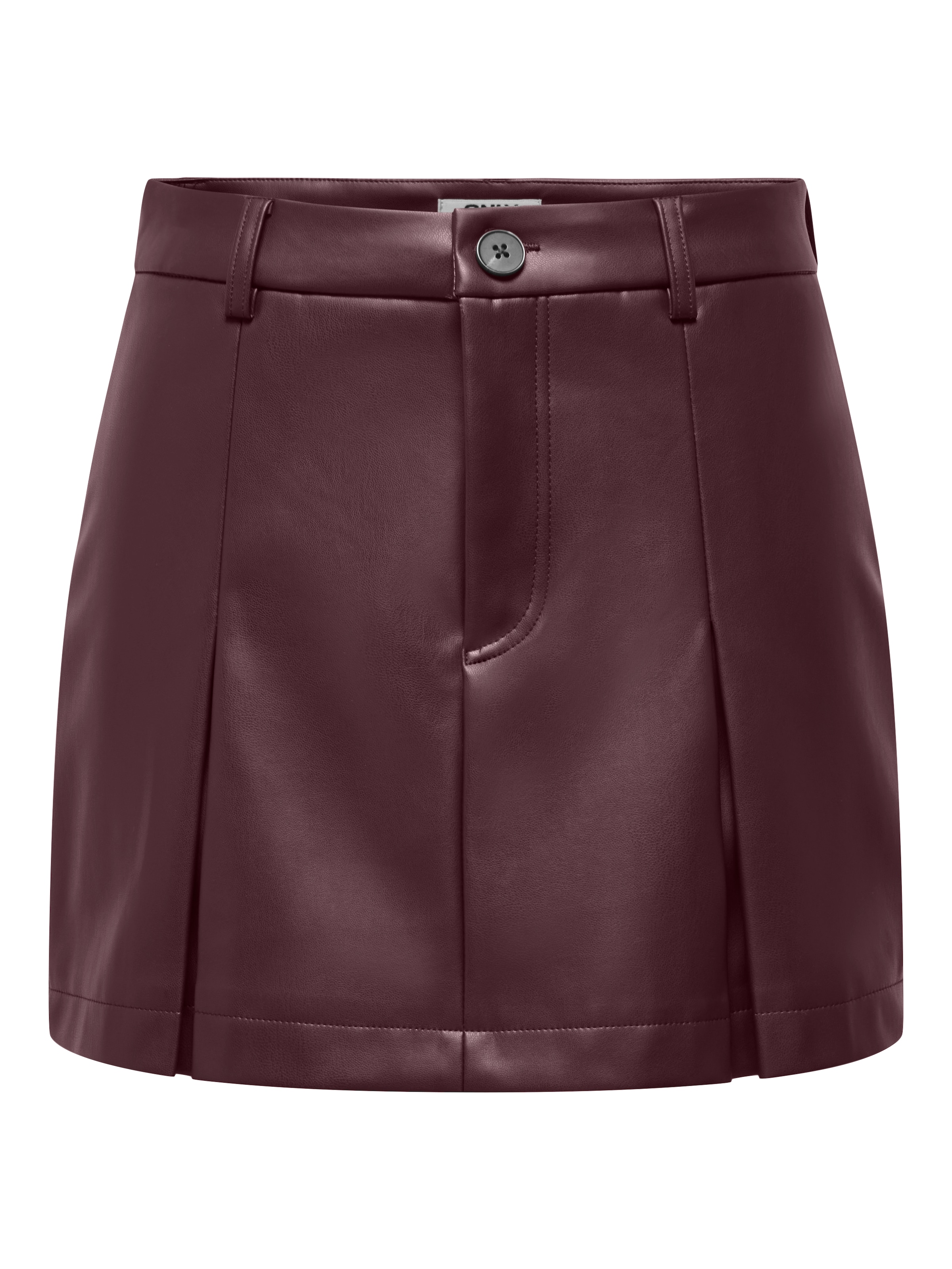 ONLY Jupe en similicuir »ONLNIELLA HW PLEAT FAUX LEATHE SKIRT PNT« similicuir