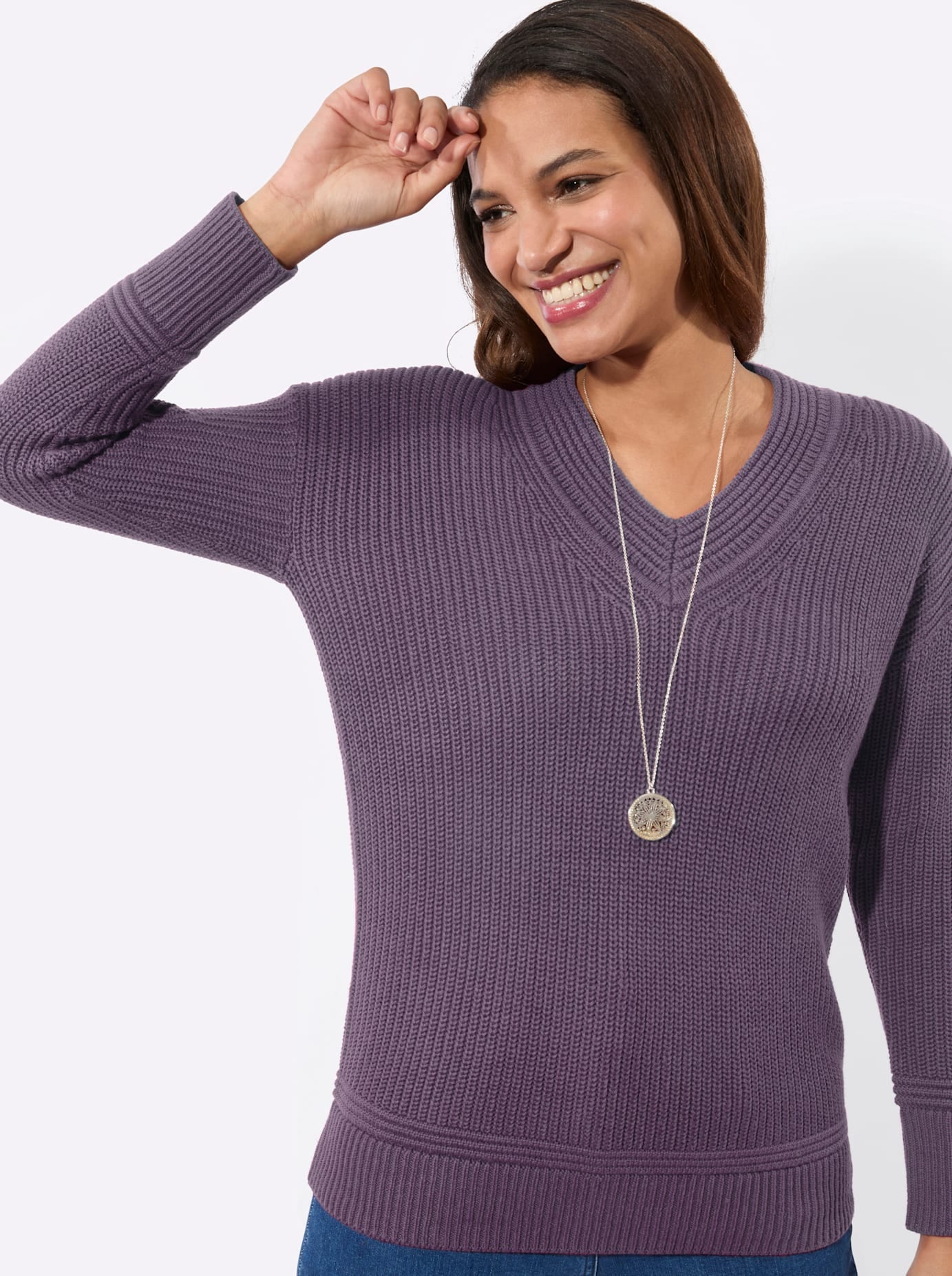 Casual Looks V-Ausschnitt-Pullover »V-Ausschnitt-Pullover«