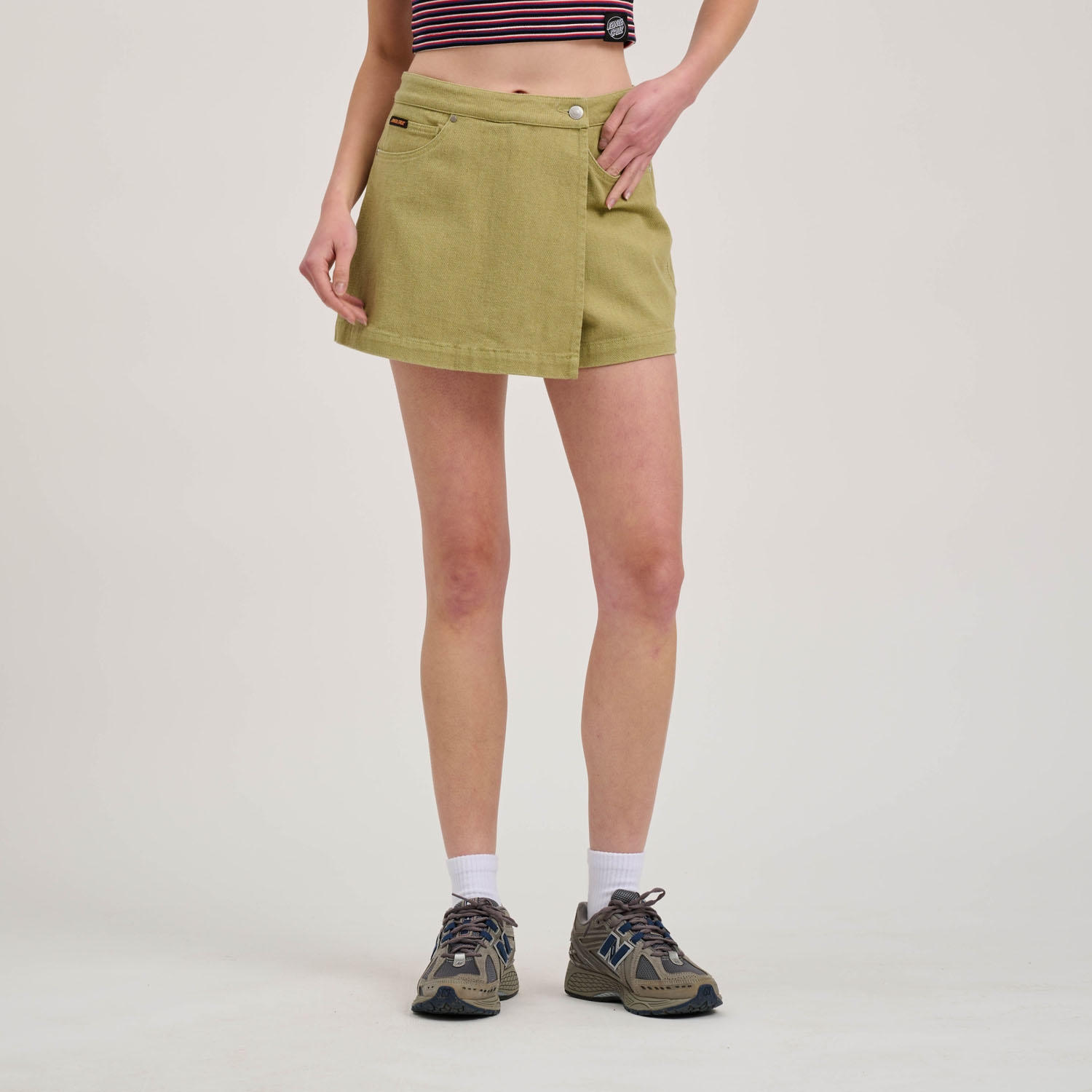 Image of Santa Cruz Shorts "CLASSIC LABEL SKORT" sportlicher Stil, für Erwachsene, aus Baumwolle und Polyester