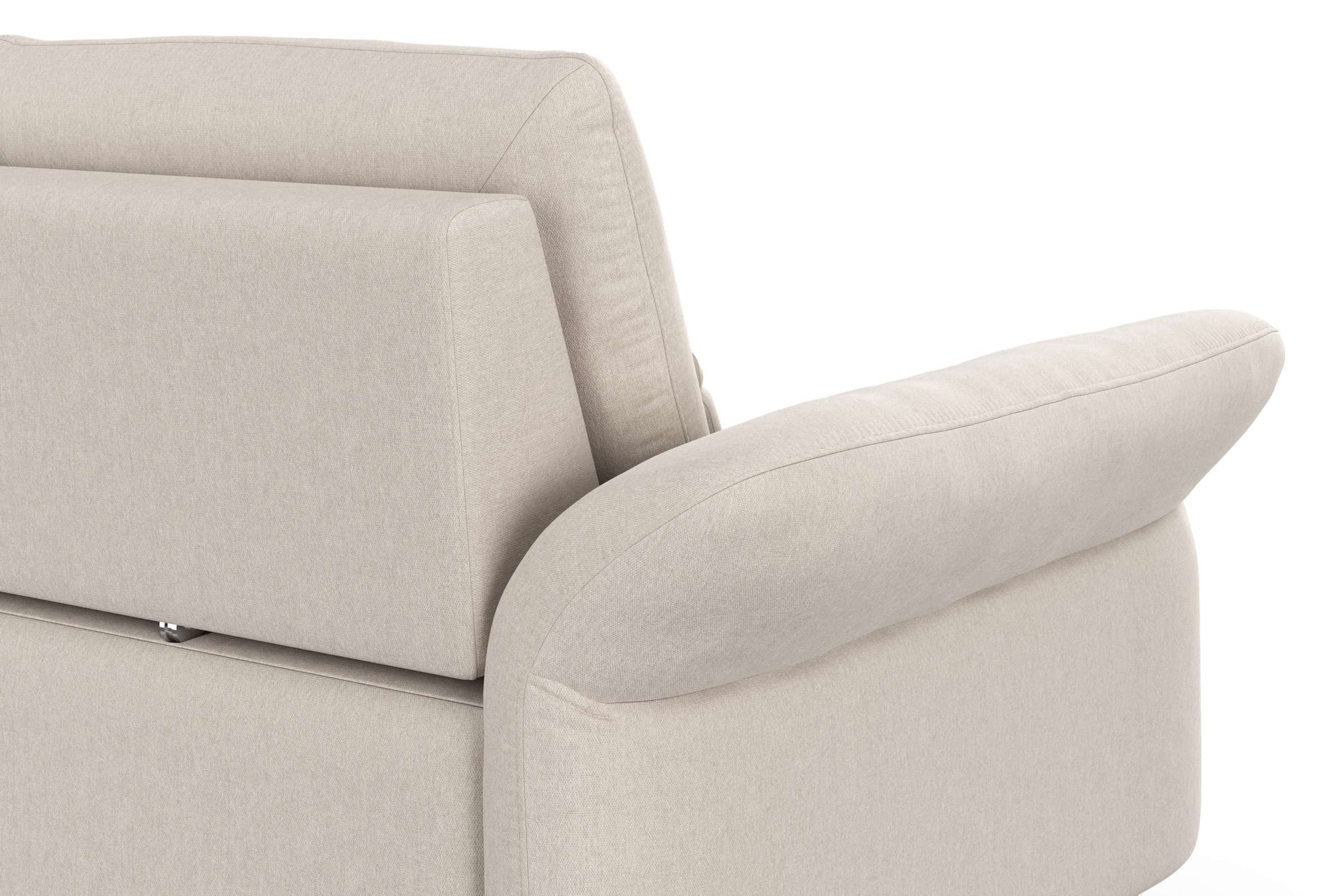 INOSIGN Ecksofa »Palm Beach L-Form« Federkern, mit Sitztiefenverstellung, wahlweise mit Bettfunktion