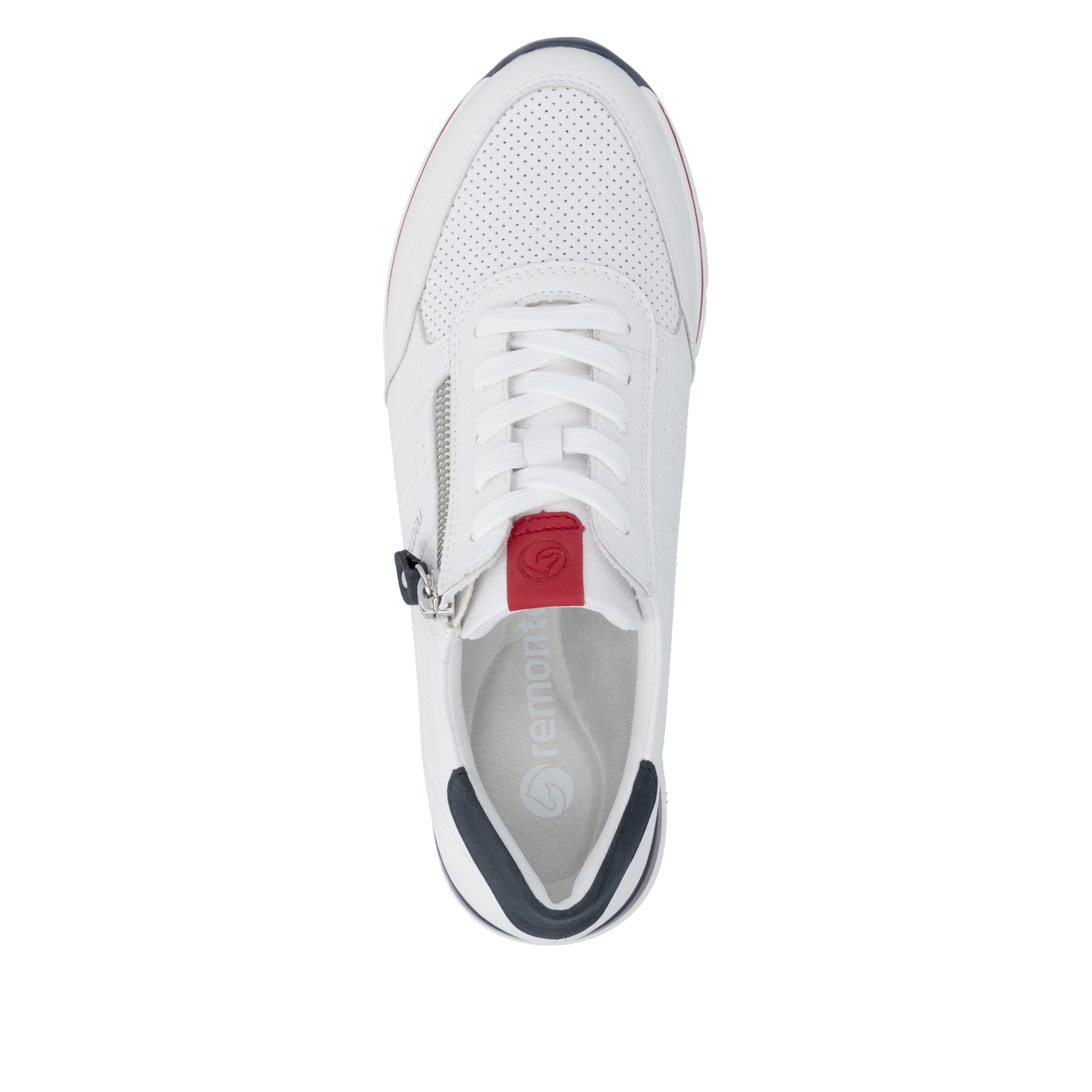 Remonte Baskets compensées  avec semelle intérieure rembourrée, chaussure de loisir, chaussure basse, chaussure à lacets