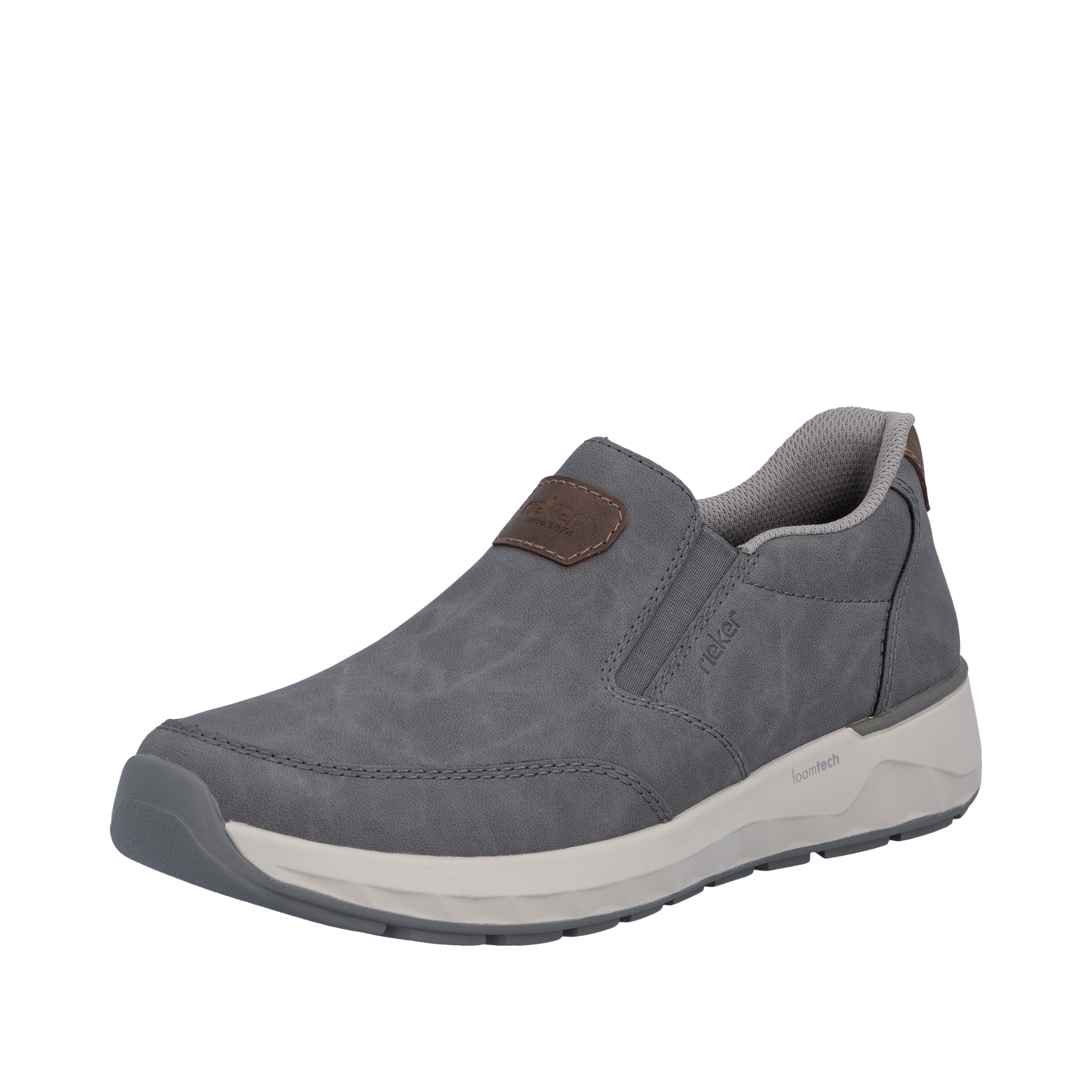 Rieker Slip-On Sneaker  Slipper, Schlupfschuh, Freizeitsneaker, Halbschuh mit Stretcheinsätze