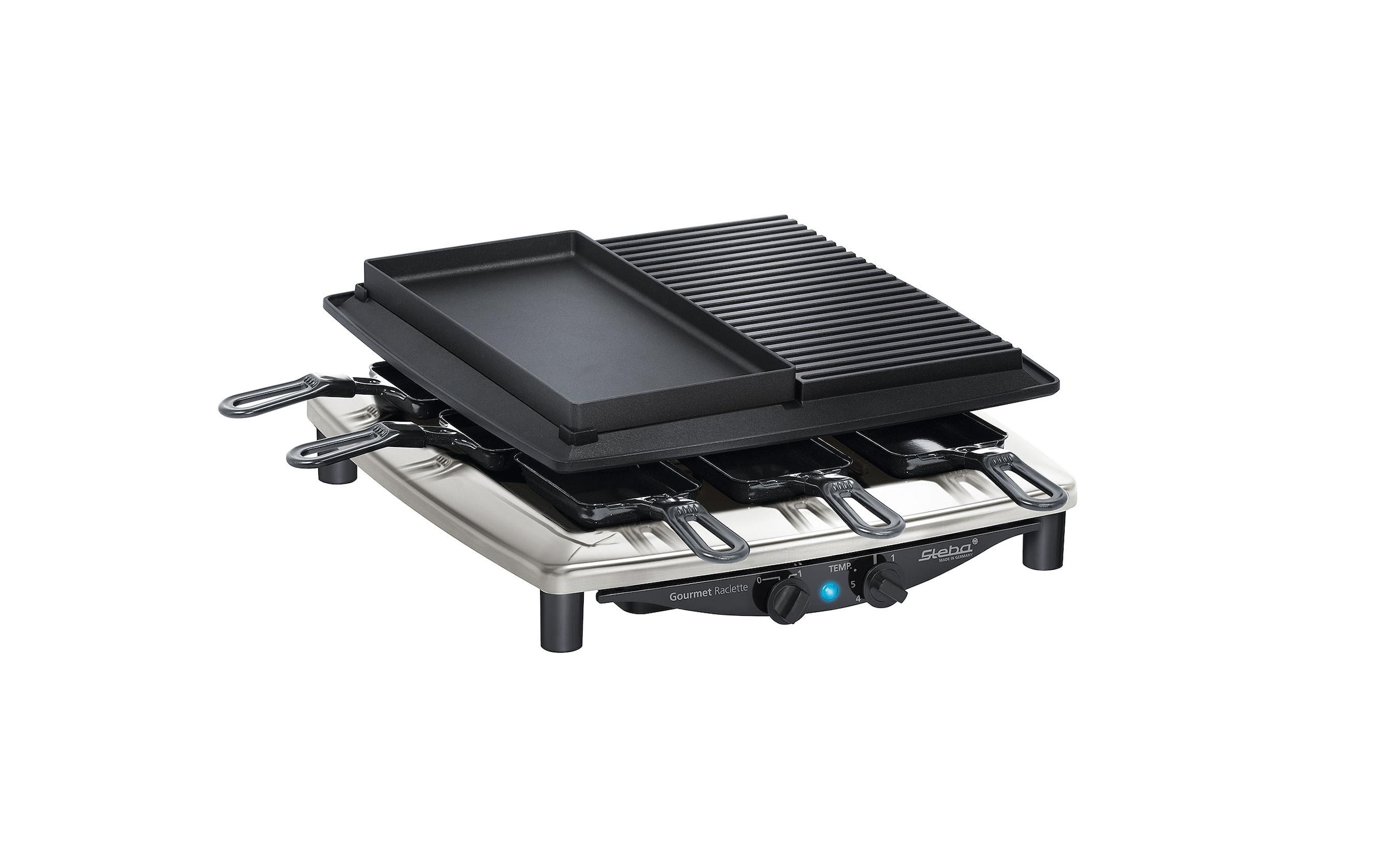 Steba Raclette »Raclette RC4 Plus Deluxe Chrom, 1450 W«