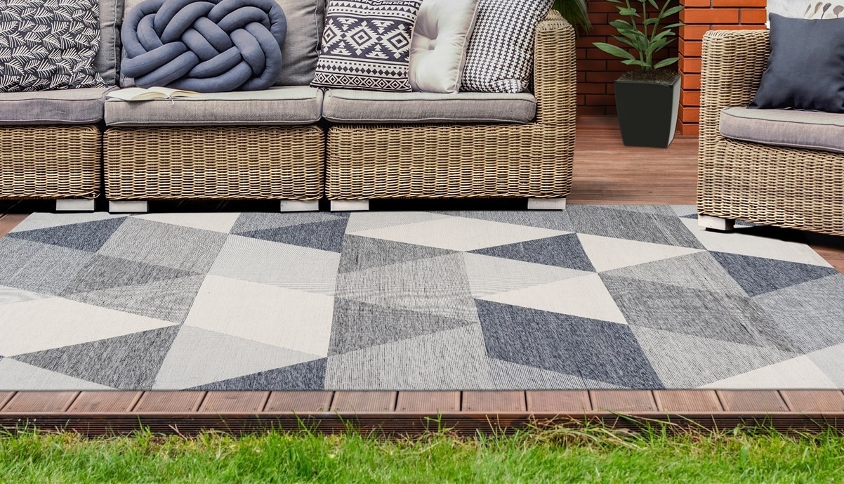 Image of calo-deluxe Teppich "Rico 405" rechteckig 10 mm Höhe In- und Outdoor geeignet, pflegeleicht, Wohnzimmer