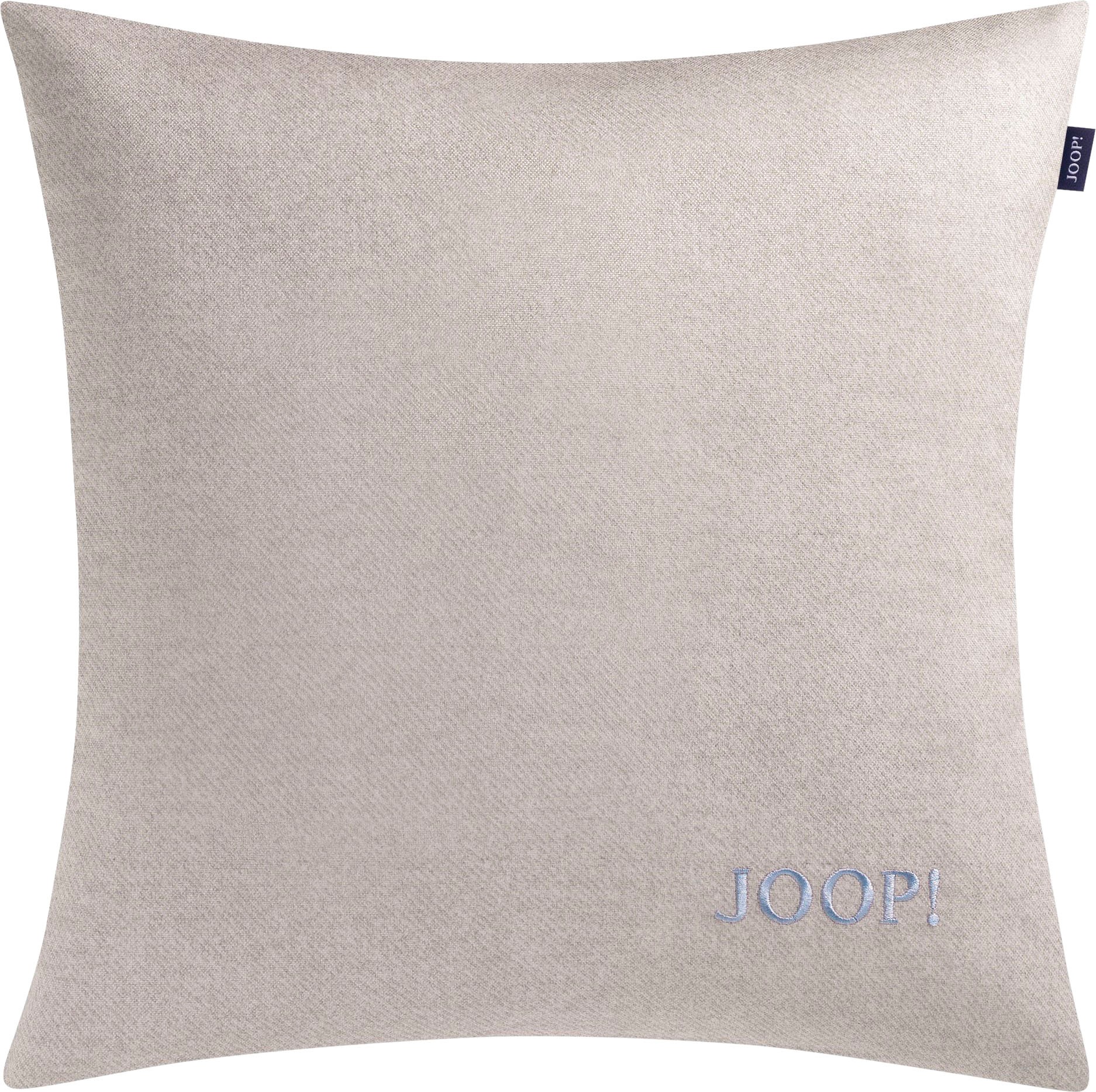 Image of Joop! Dekokissen »JOOP! STATEMENT«, (1 St.), in unifarbener Optik mit JOOP! Logo bei Ackermann Versand Schweiz