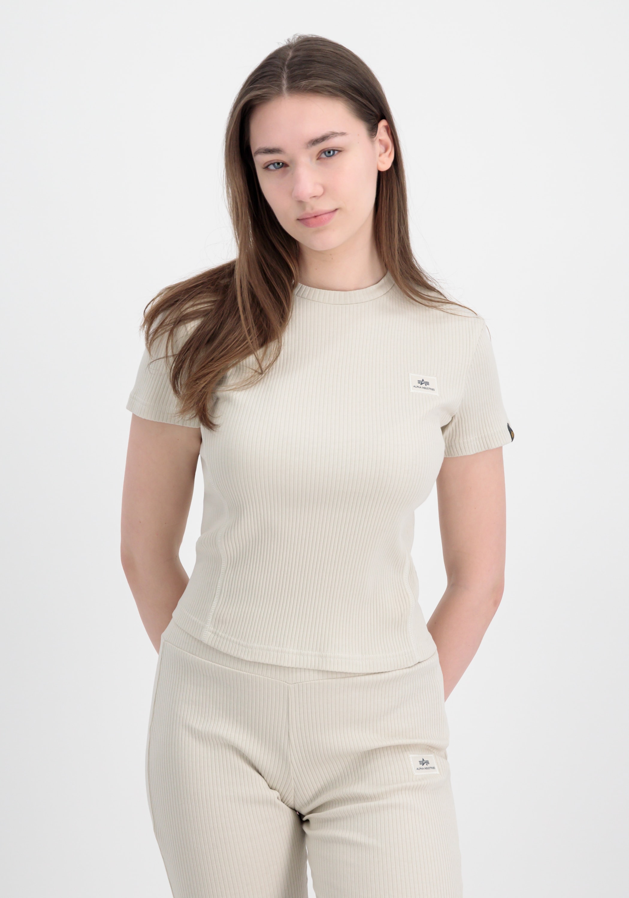 Image of Alpha Industries T-Shirt "X-Fit Rib T-Shirt Women"