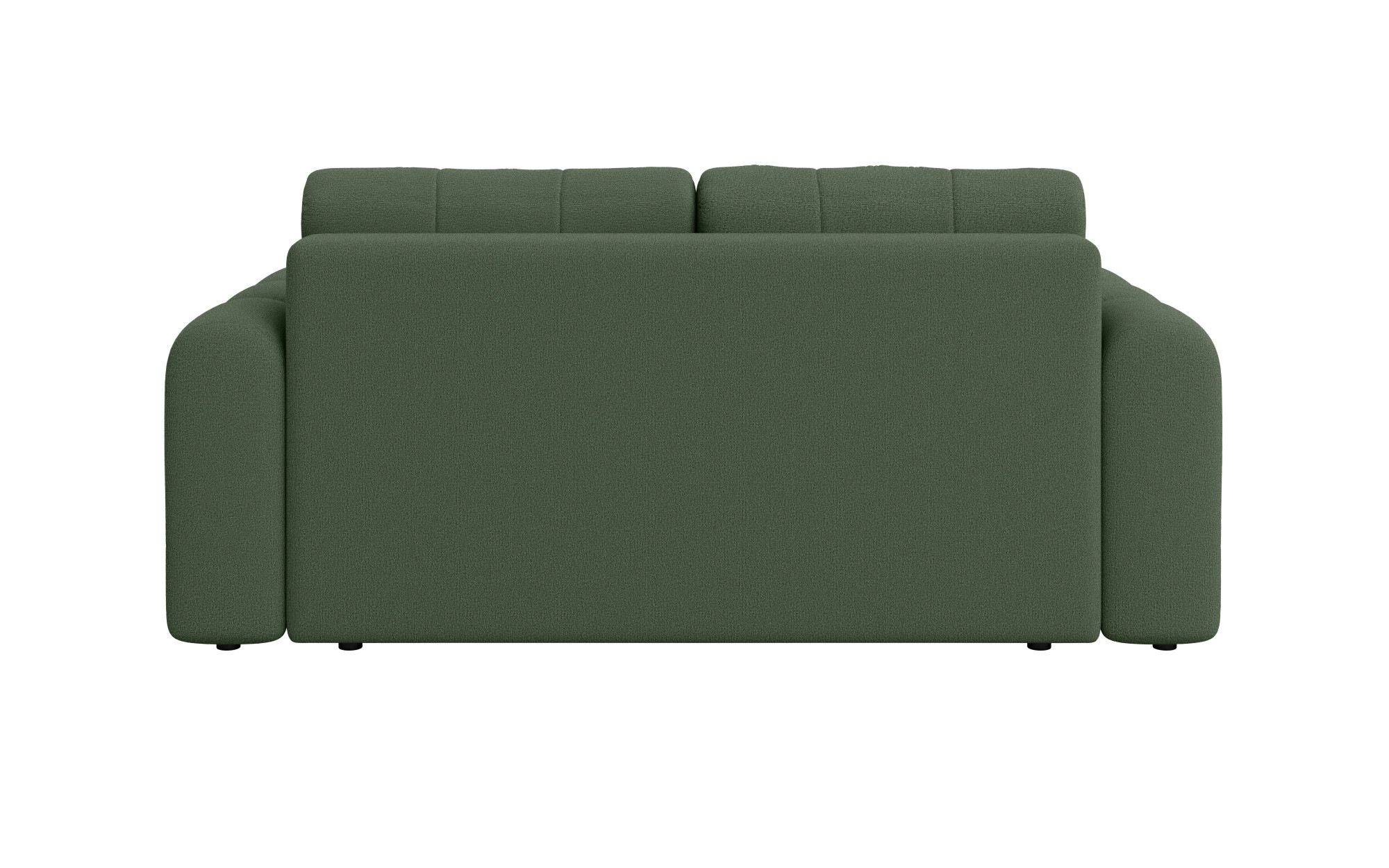 INOSIGN 2-Sitzer »Manilla, trendige Steppung, 2 Rückenkissen, B/T/H 195/107/91 cm«, mit Wellenunterfederung, in verschiedenen Materialien und Farben
